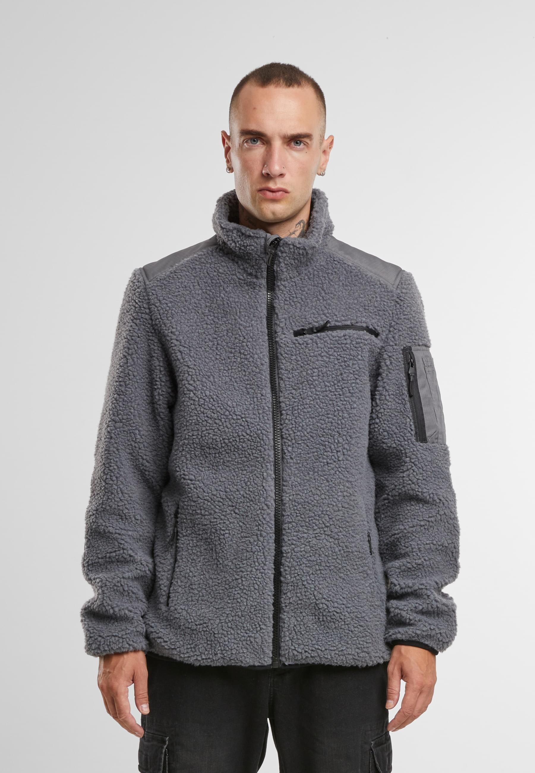 Brandit Allwetterjacke »Brandit Brandit Men Ramble Teddyfleece Jacket«, (1 St.), ohne Kapuze