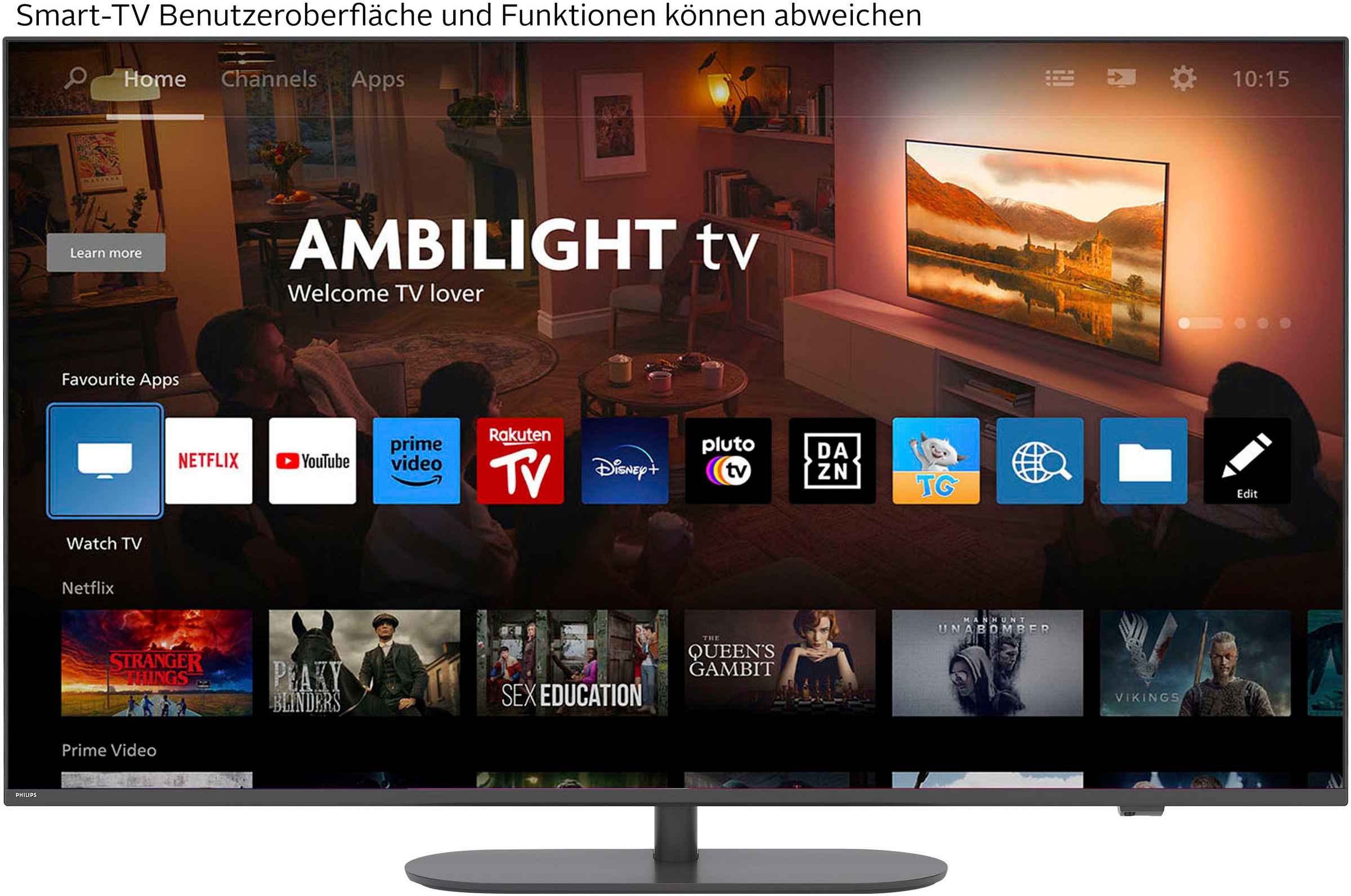 Philips QLED-Fernseher »43PUS9000/12«, Smart-TV
