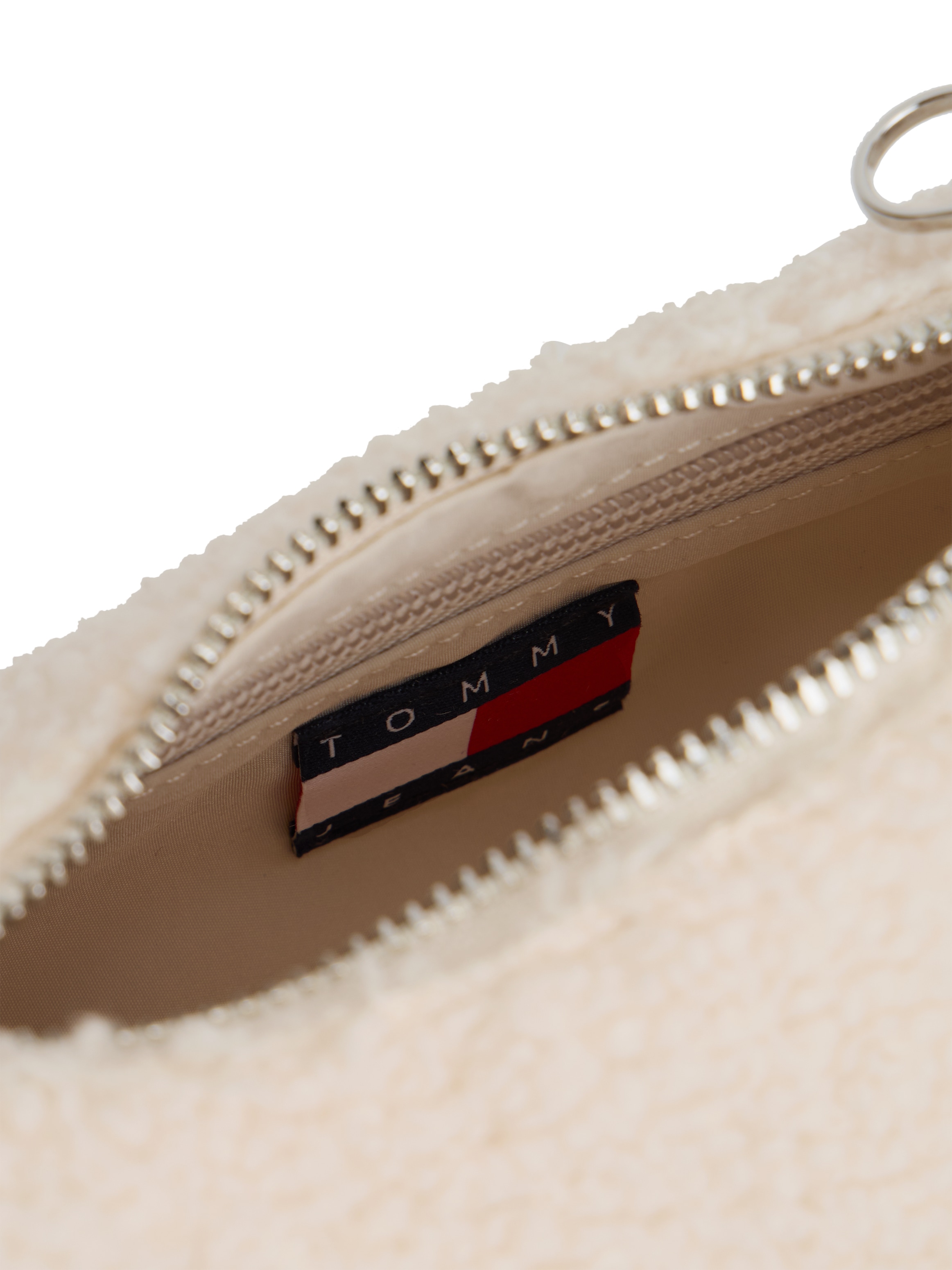 Tommy Jeans Schultertasche »TJW CASUAL SHERPA SHOULDER BAG« , Damen Tragetasche, Freizeittasche mit wattiertem Tragegriff