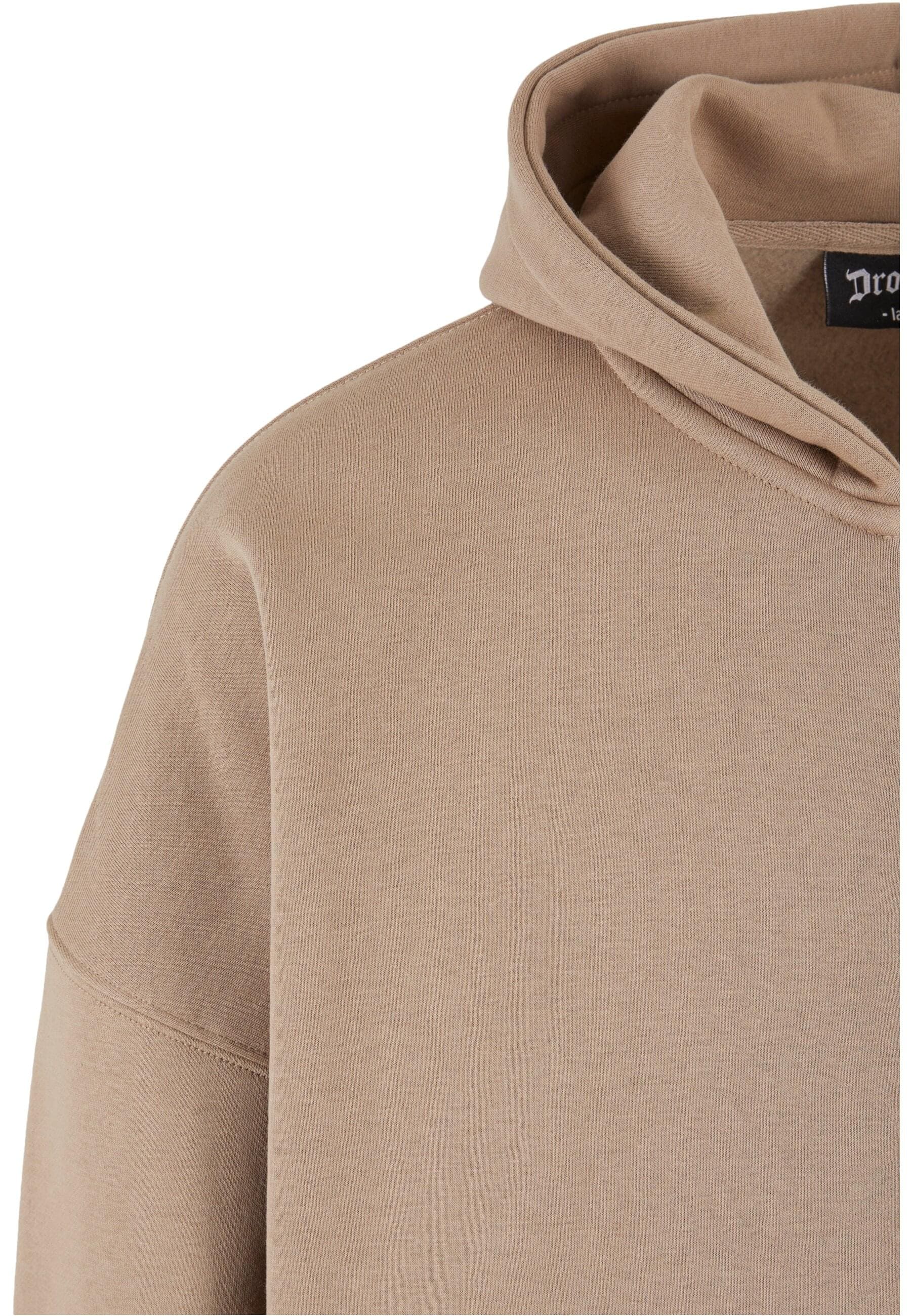 Dropsize Sweatjacke »Dropsize Herren Heavy Oversize Logo Zip Hoodie«