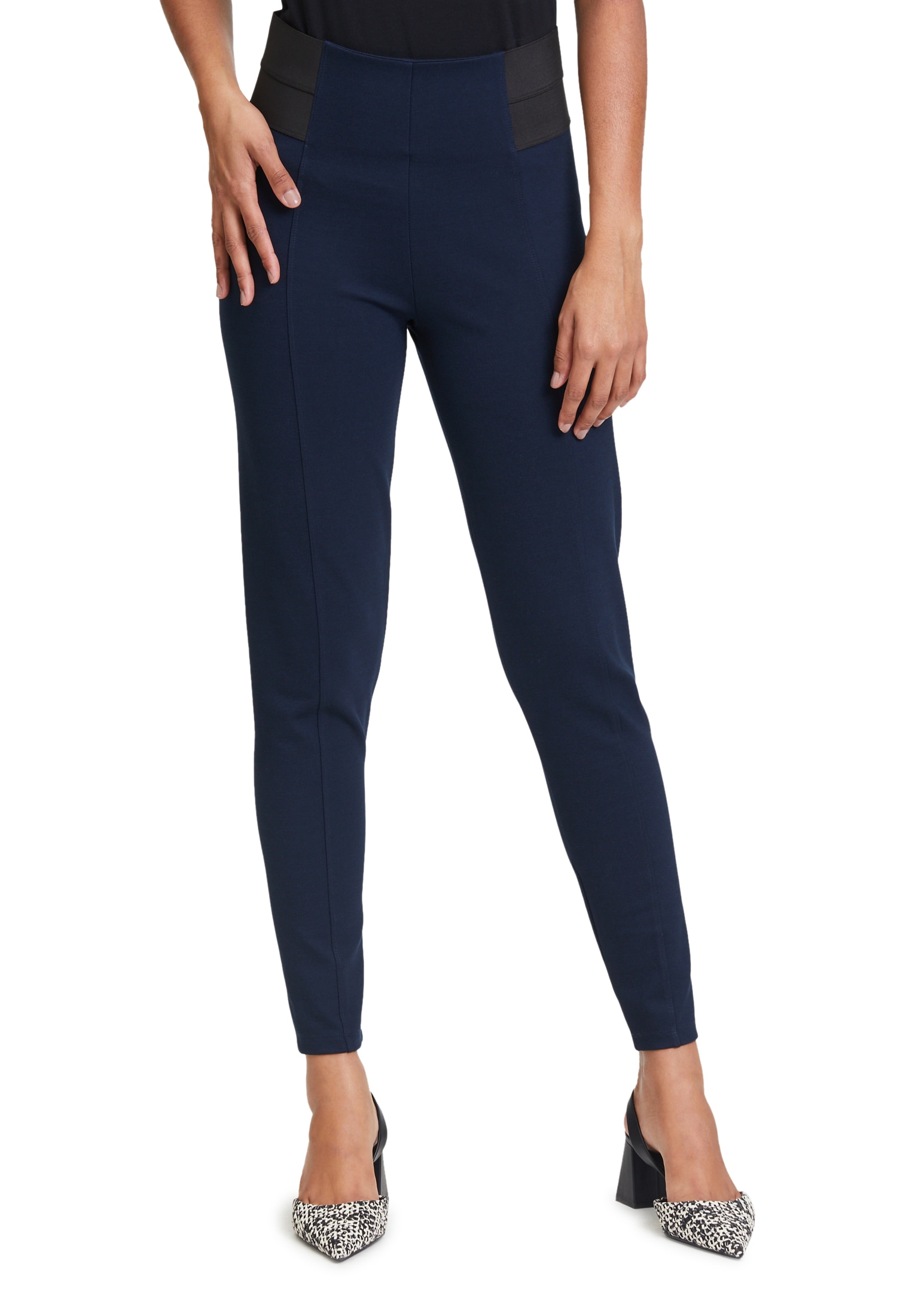 Betty Barclay Stoffhose "Betty Barclay Basic-Hose mit elastischem Bund", Bunddetail