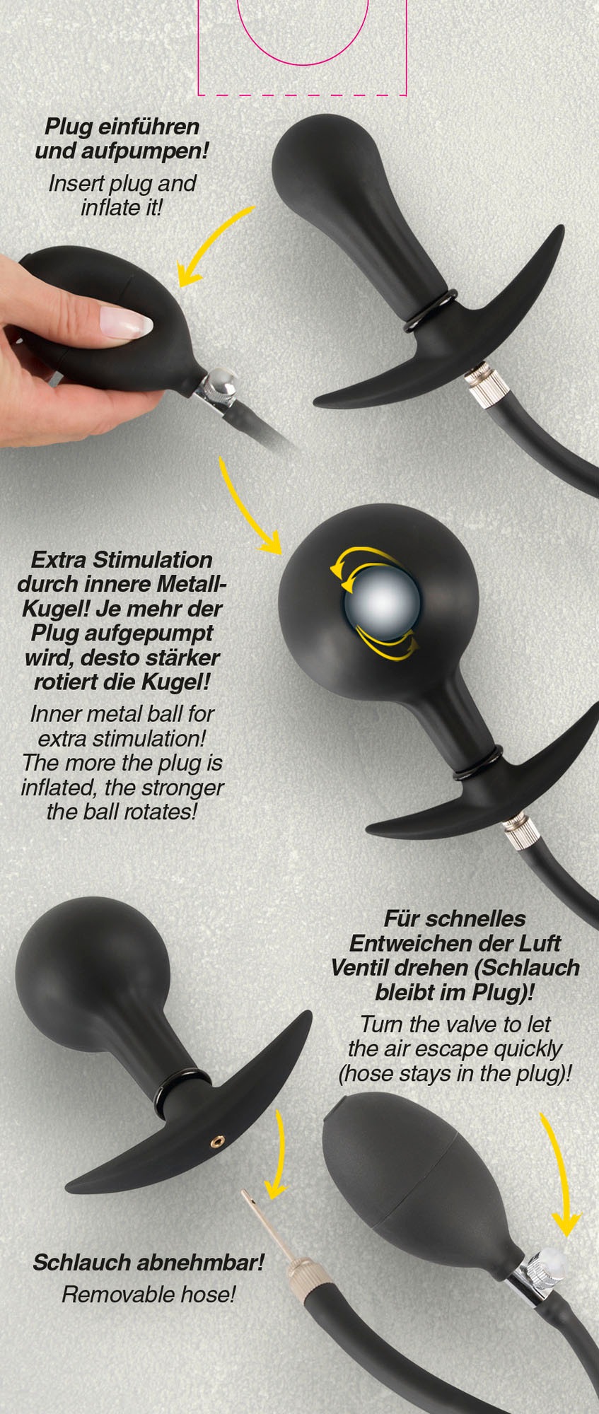 You2Toys Analballon »Inflatable Plug«