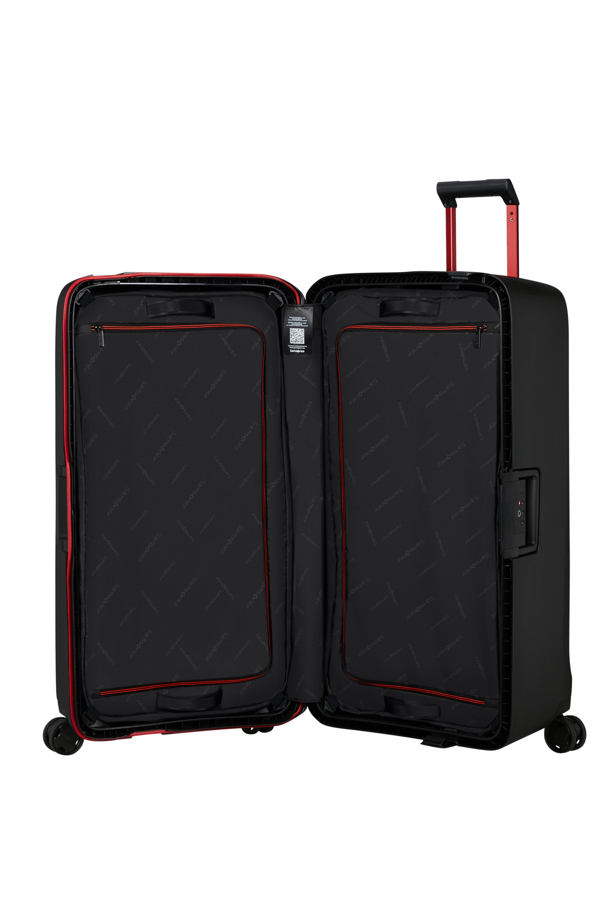 Samsonite Hartschalen-Trolley »ESSENS« 110 l 4 Rollen mit Teleskopgriff, mit Soft-Touch-Tragegriff, mit Adressetikett