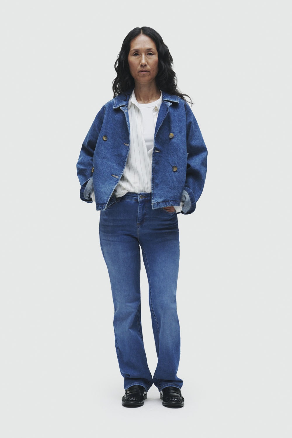 ONLY Jeansjacke »ONLAPRIL SHORT DNM TRENCH AKM«