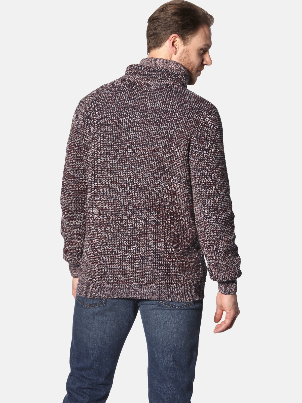 Jan Vanderstorm Schalkragenpullover »Pullover LARNO«, (1 tlg.)