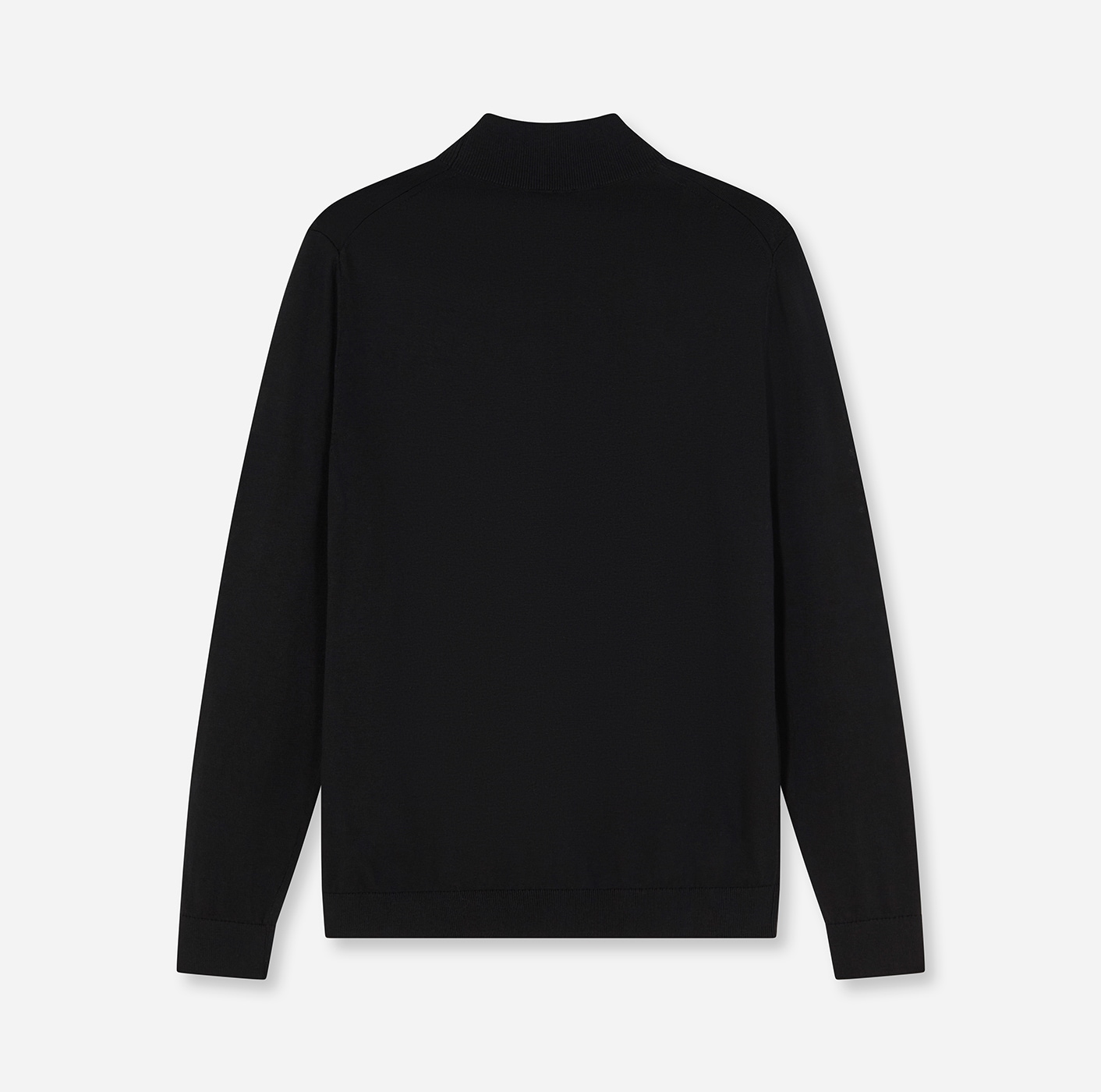 OLYMP Stehkragenpullover Baumwoll-Lyocell-Mix, Regular Fit