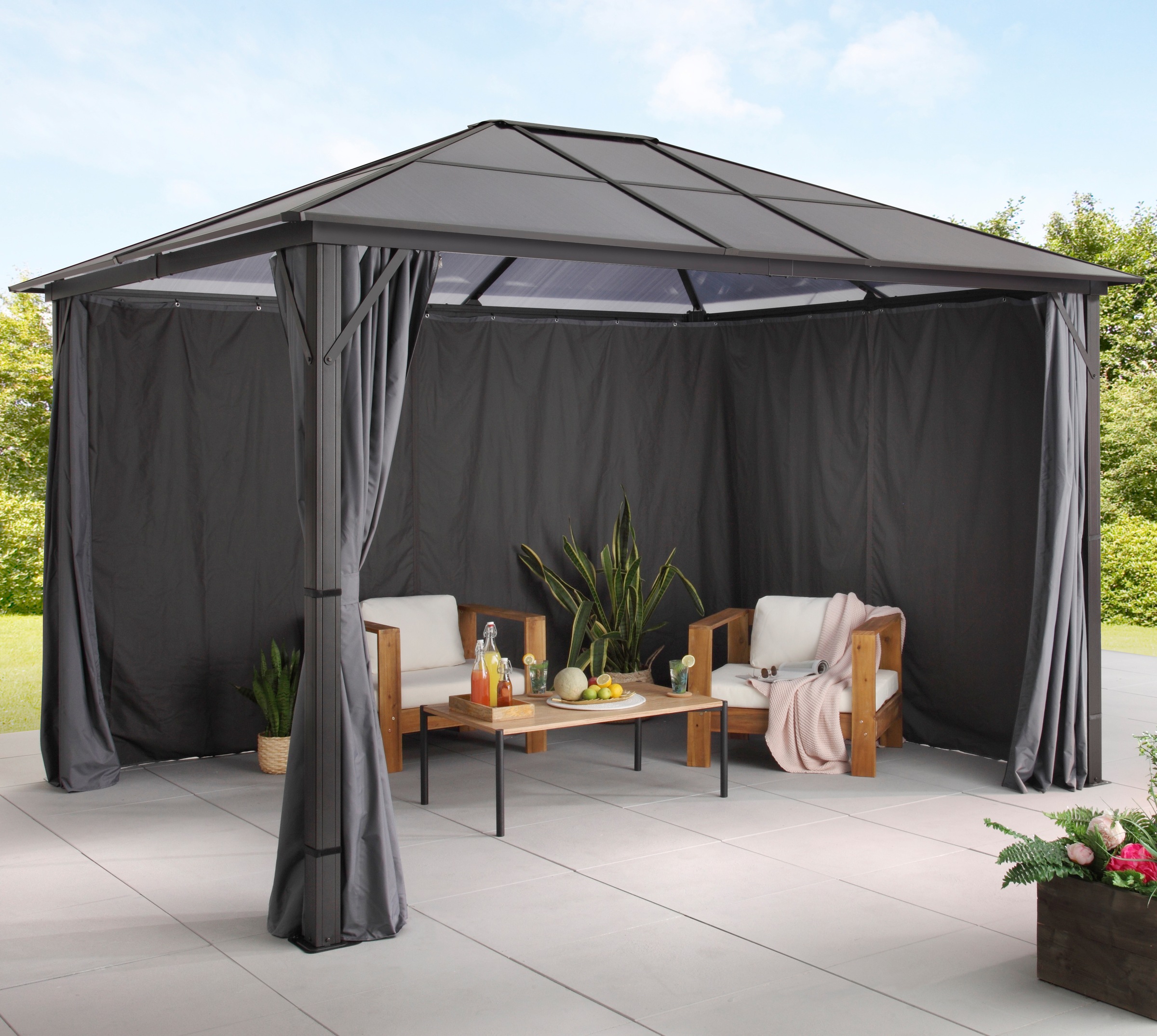 KONIFERA Pavillonseitenteil "Aruba 2.0", (Set) günstig online kaufen