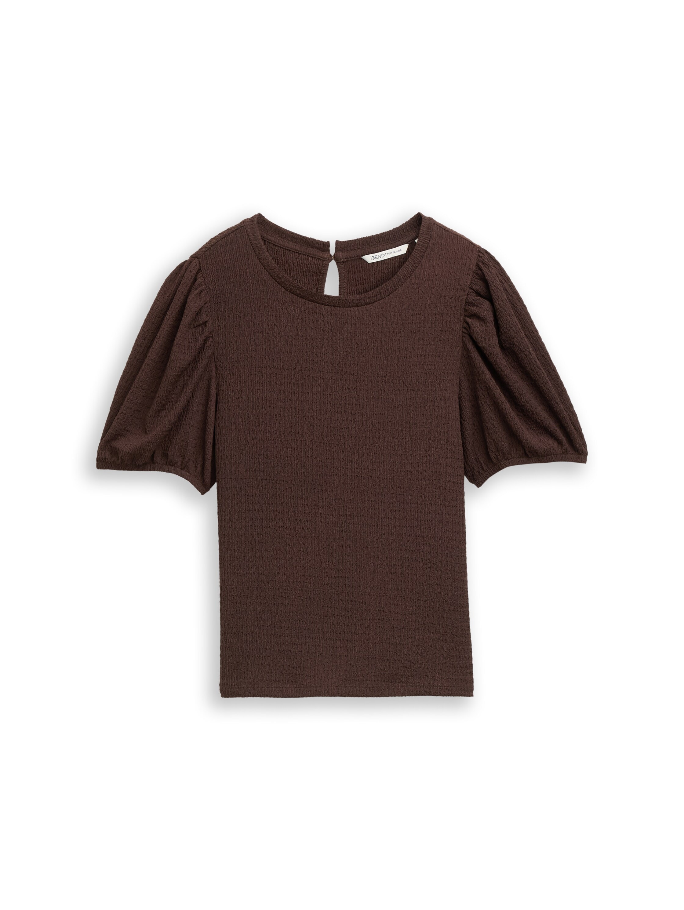 TOM TAILOR Denim T-Shirt mit Puffärmeln