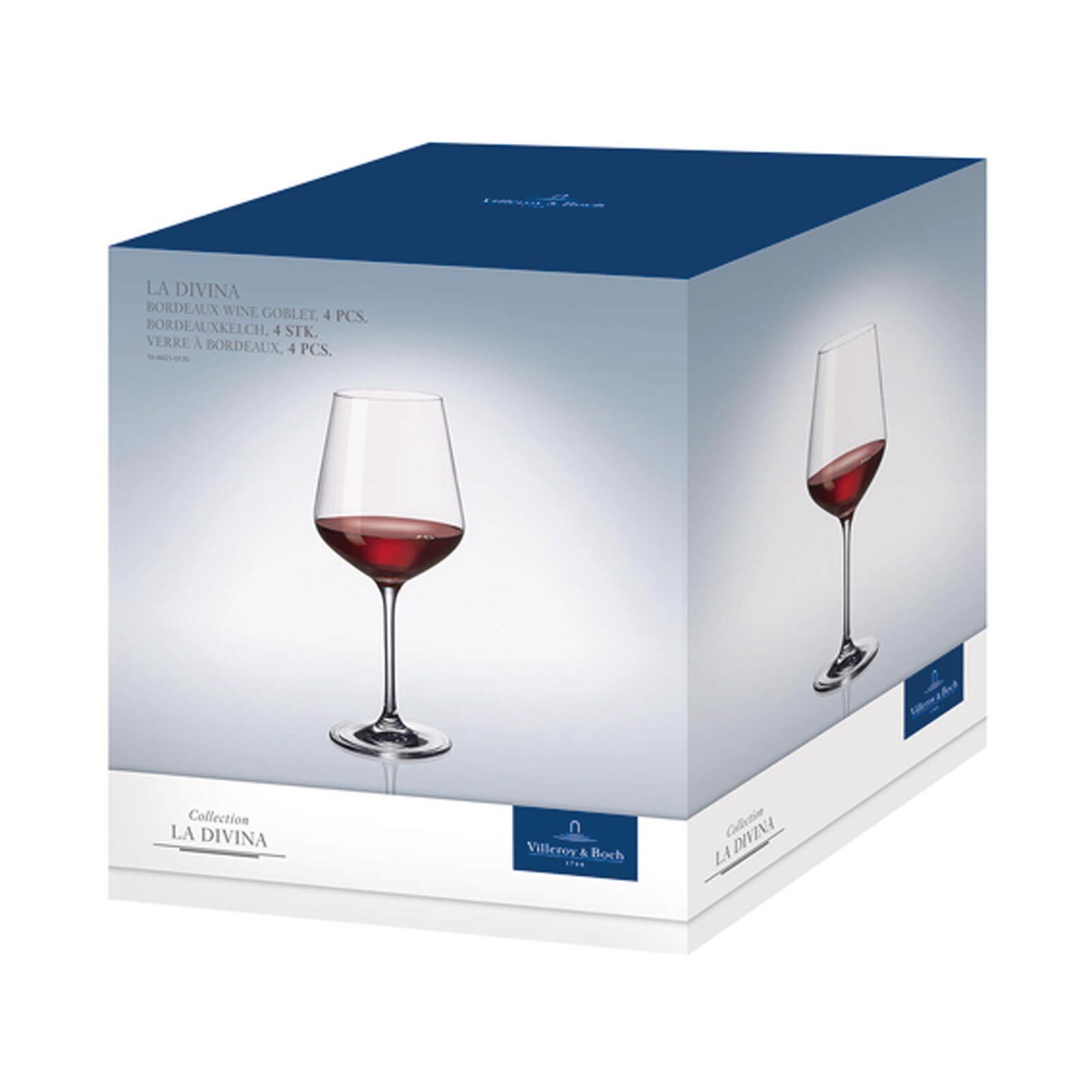 Thumbnail - Villeroy & Boch Rotweinglas "Bordeauxgläser La Divina 650 ml 4er Set transparent"