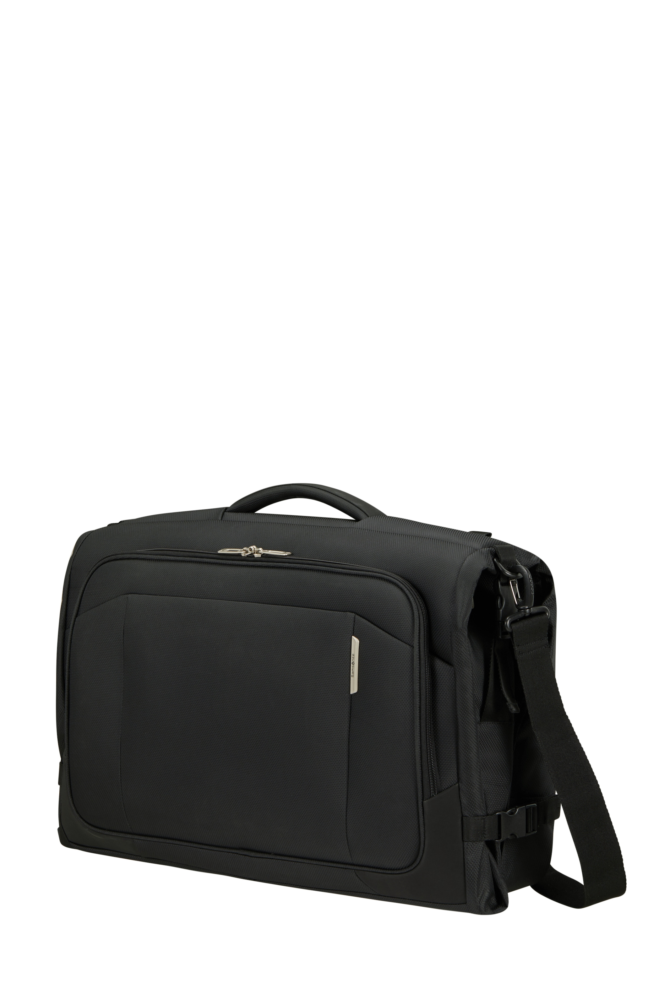 Samsonite Schwarz Aufbewahrungstasche "Respark" Schultertasche Mit Reißverschluss Mit Schulterriemen von Baur