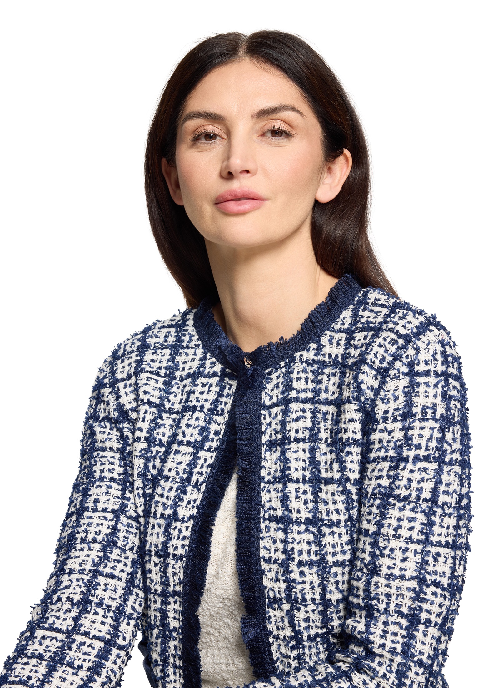 Betty&Co Strickjacke »Damen mit Fransen« 1 tlg.