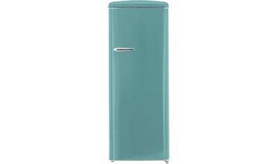 exquisit Kühlschrank »RKS325-V-H-160F«, RKS325-V-H-160F taubenblau, 144 cm hoch, 55 cm... kaufen