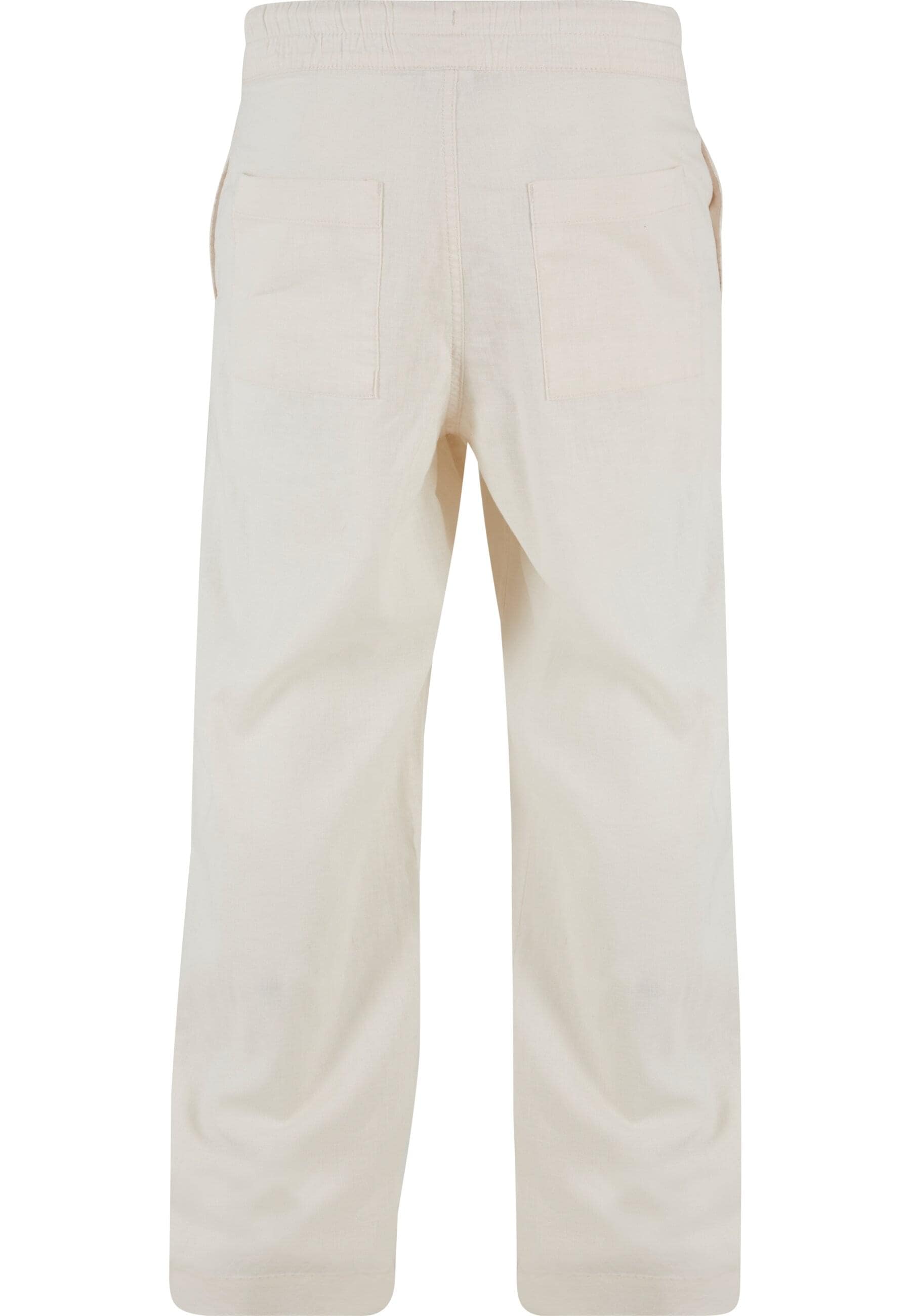 URBAN CLASSICS Stoffhose »Urban Classics Herren Loose Cotton Linen Pants«, (1 tlg.)