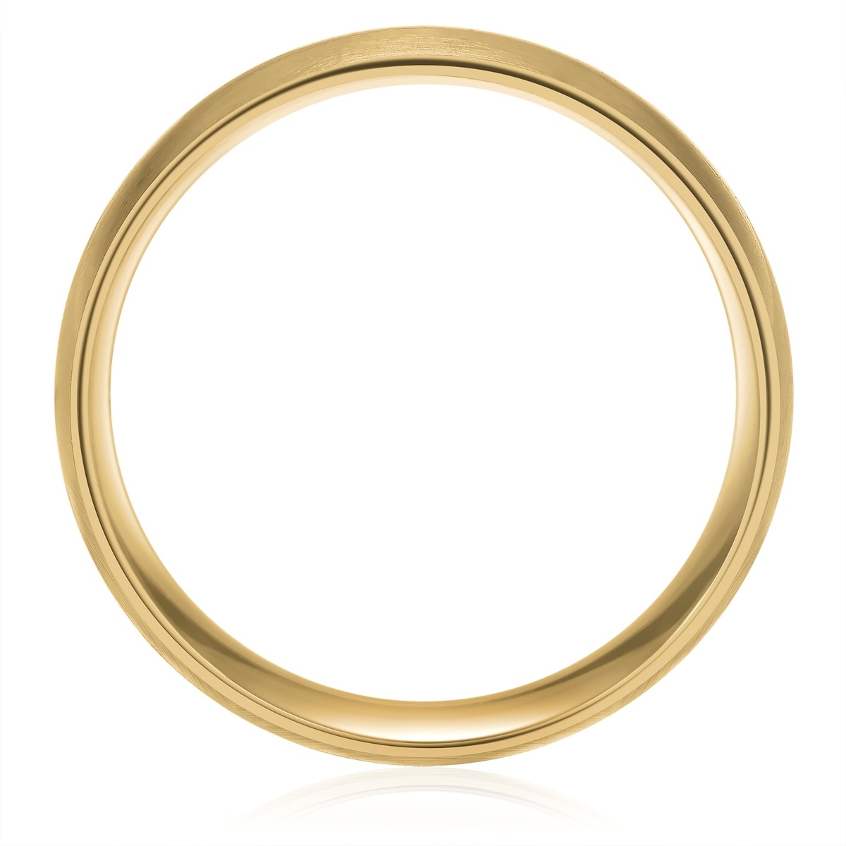 Fingerring TRUE REBELS "TR352" Gr. 64, gelbgold, Fingerringe, Herren, 64, Edelstahl, 6,7mm, Fingerring 2
