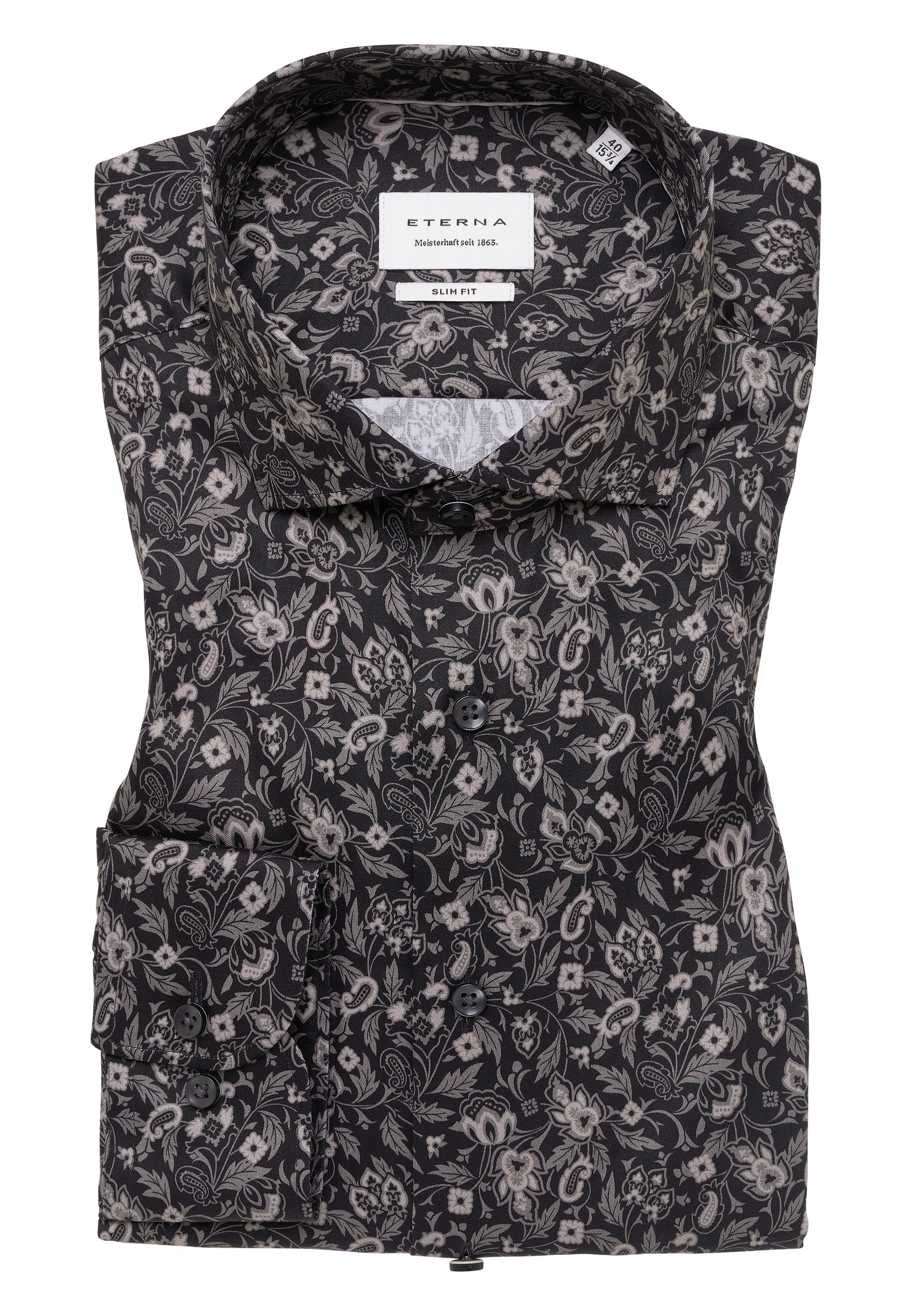 Eterna Langarmhemd »SLIM FIT«, NON IRON (bügelfrei)