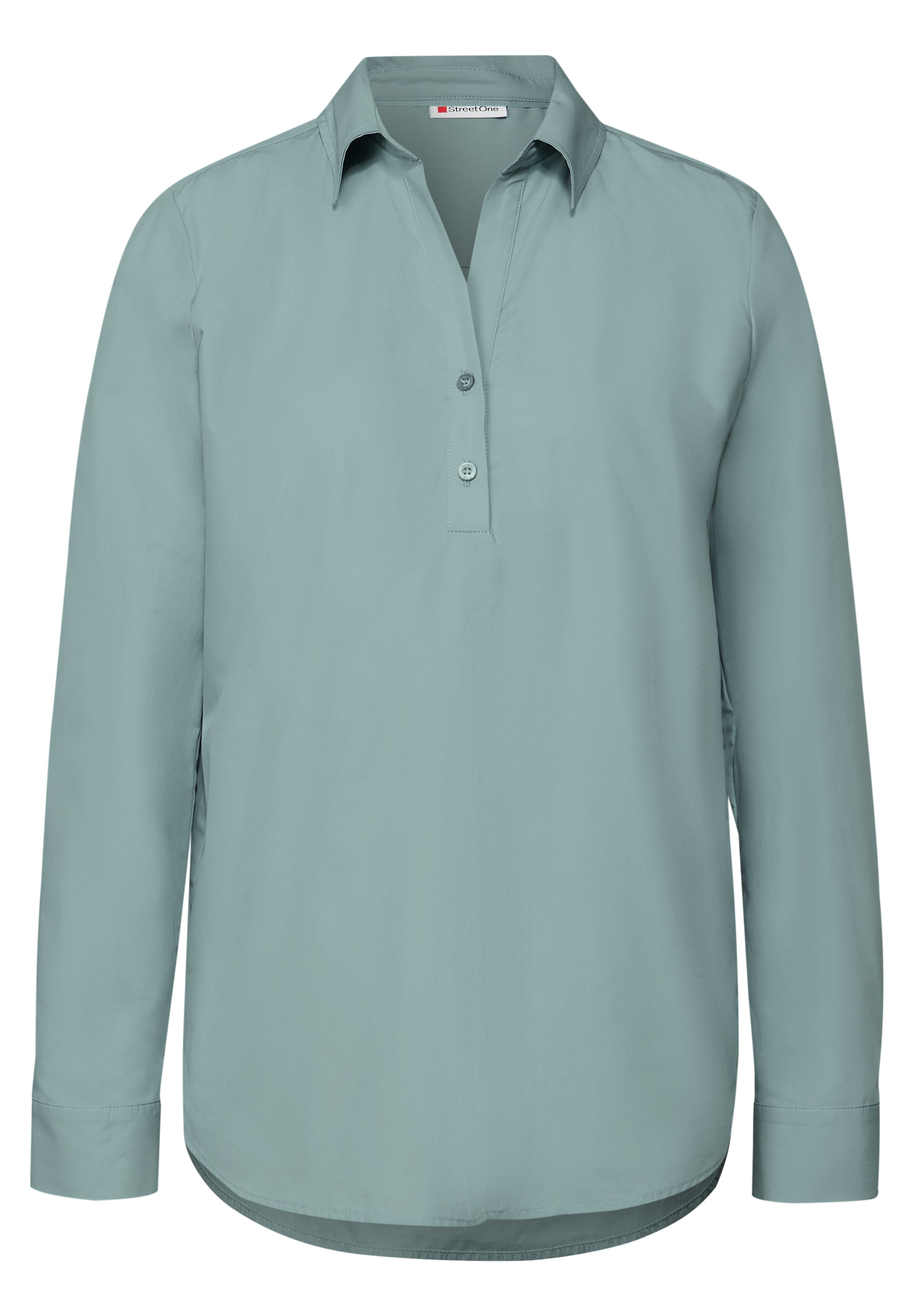 STREET ONE Hemdbluse, aus reiner Baumwolle