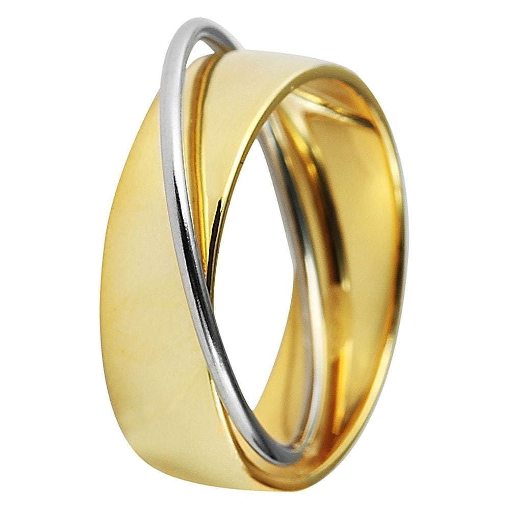Fingerring ADELIA´S "Damen Ring aus Edelstahl" Gr. 52, silber, Fingerringe, Damen, 52, Edelstahl, Fingerring 2