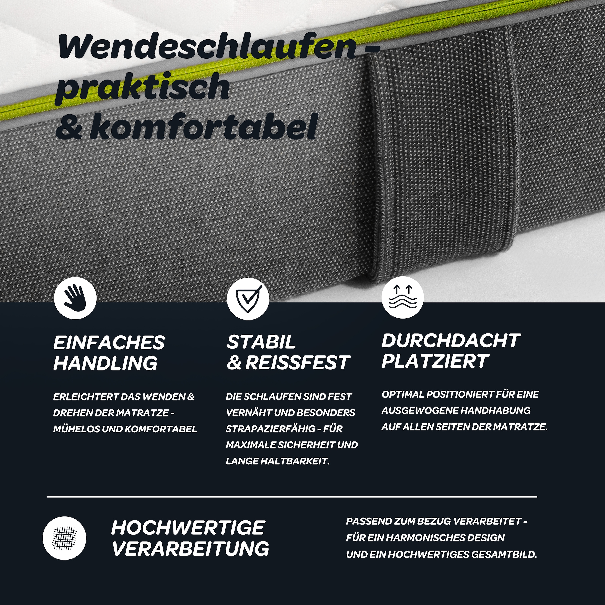 Dunlopillo Taschenfederkernmatratze »Dunlopillo Supreme T, Matratze 90x200, 140x200 cm, Made in Germany« 25 cm hoch 1.000 Federn 1 Stk. tlg. Temperaturunabhängige Aquagelplatte, 1000 Federn (bei 100x200 cm)