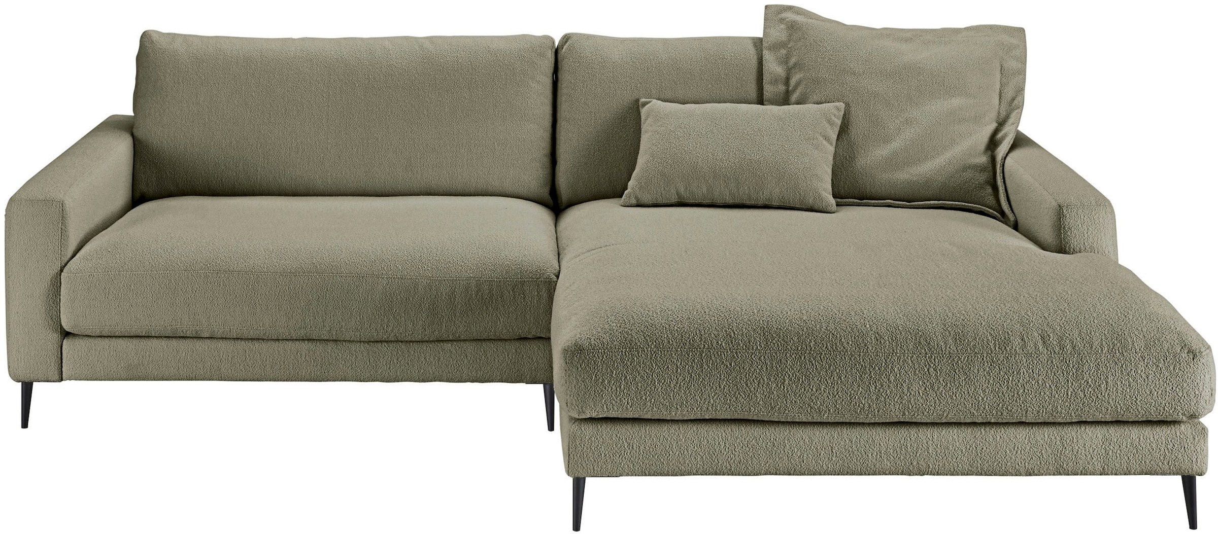 Home affaire Ecksofa "Downtown, B/T/H: 272/190/84 cm L-Form" weicher Sitzko günstig online kaufen