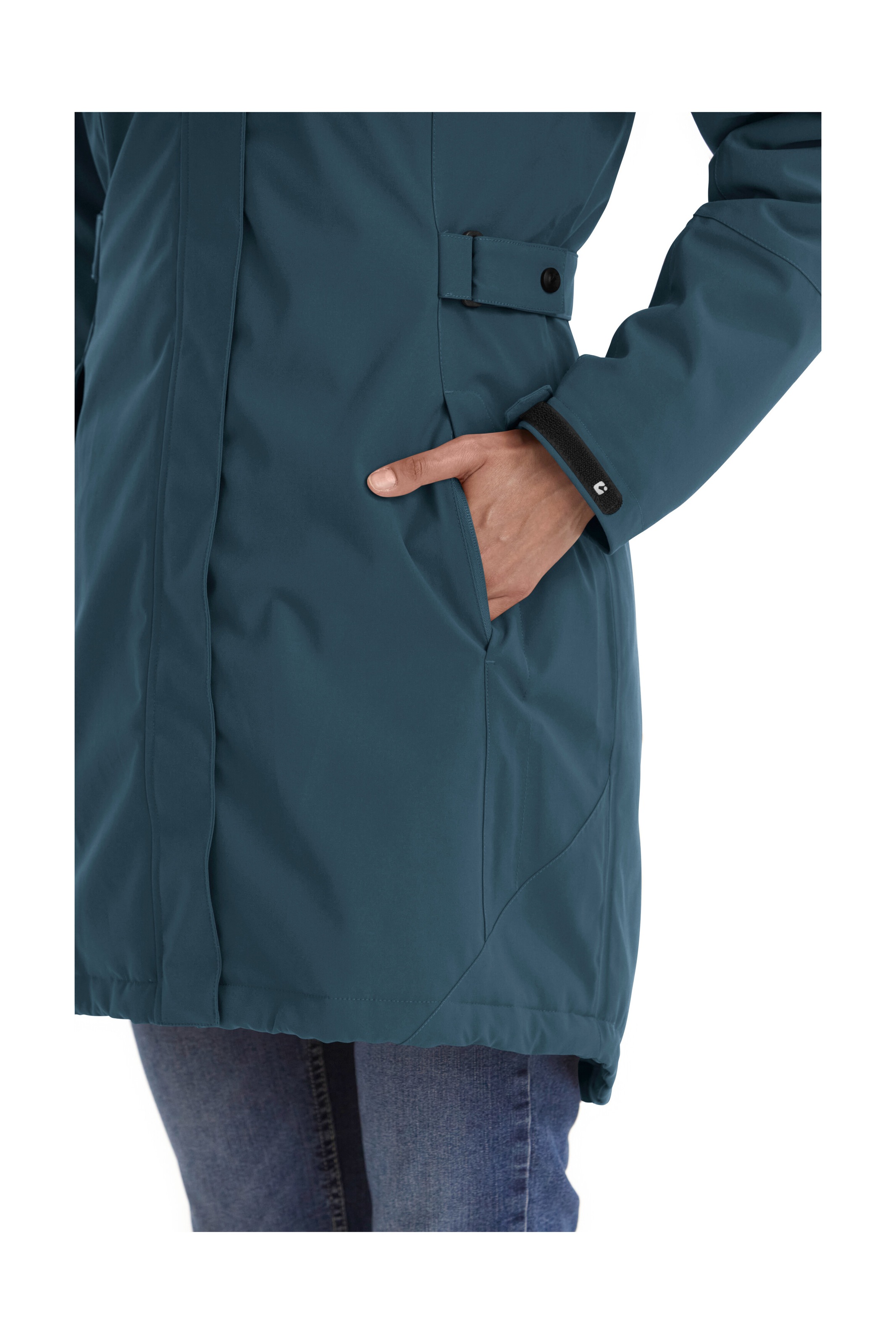Killtec Parka »KOW 165 WMN PRK«, Wasser- und winddichter Parka mit Teddyfleece und abnehmbarer Kapuze