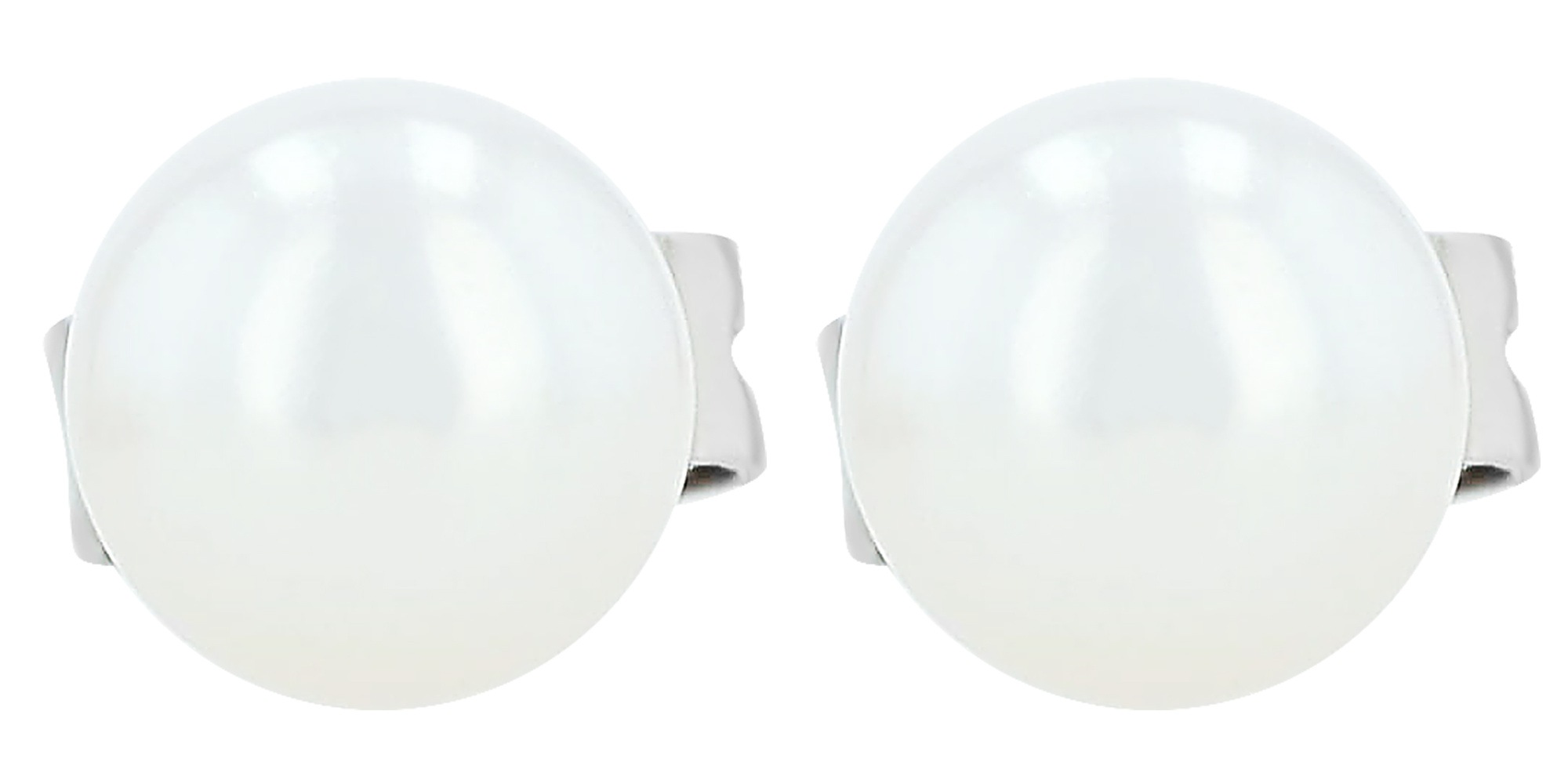 Adelia´s Paar Ohrhänger "Damen Ohrringe – Ohrstecker aus Edelstahl mit Perl günstig online kaufen