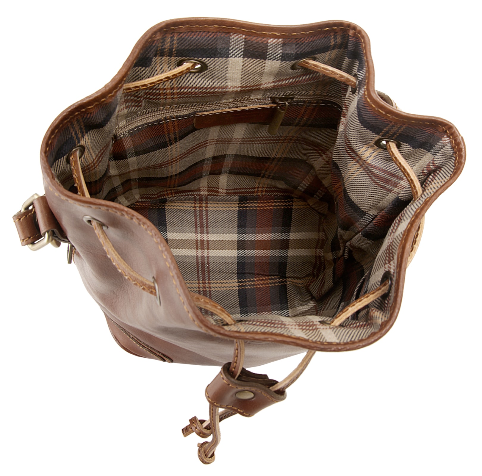 Piké Umhängetasche, echt Leder, Made in Italy