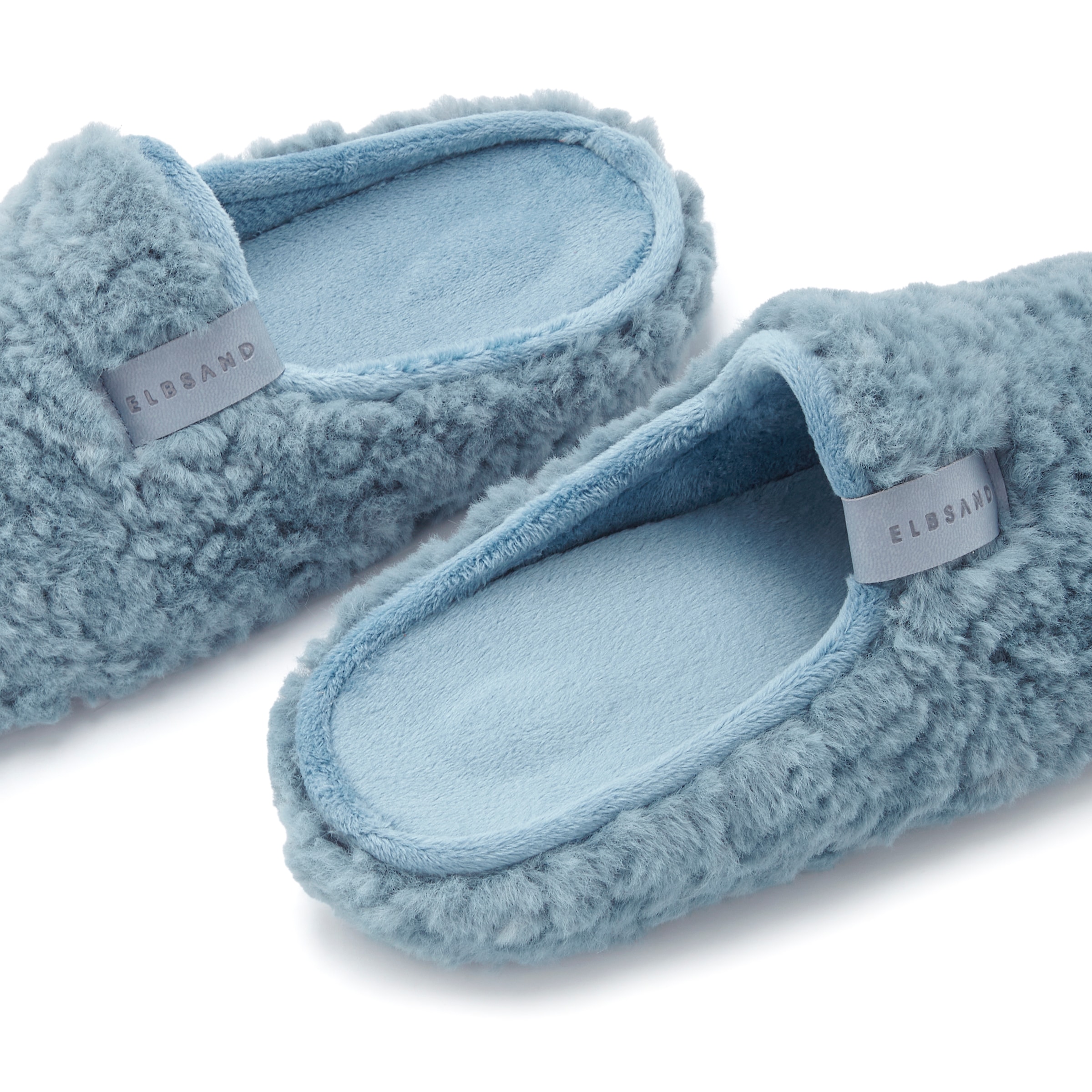 Elbsand Hausschuh, Pantolette, Pantoffel, Mule, Sandale, kuscheliges Fellimitat