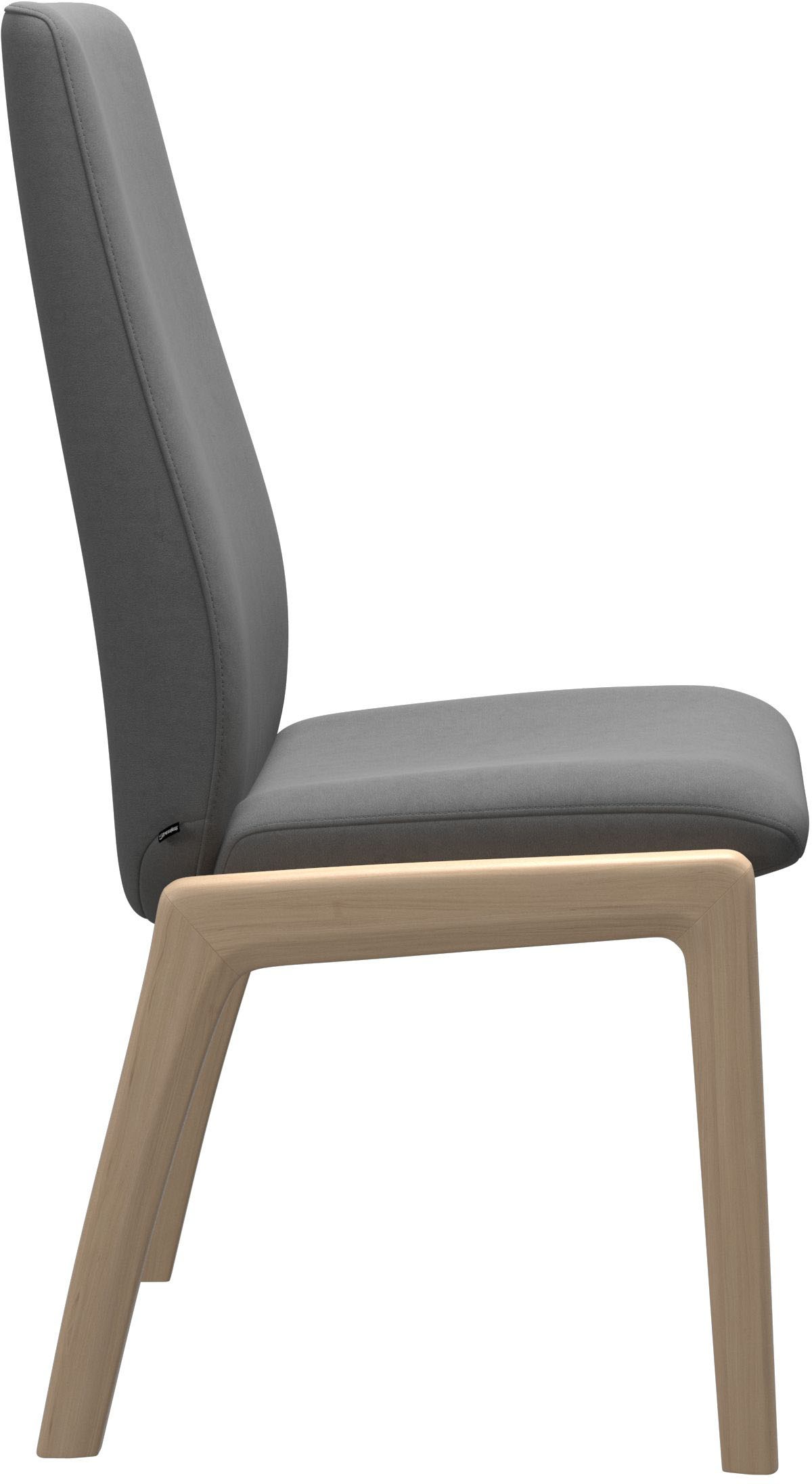 Stressless® Polsterstuhl »Laurel«, Microfaser DINAMICA, High Back, Größe L, mit abgerundeten Beinen in Eiche natur