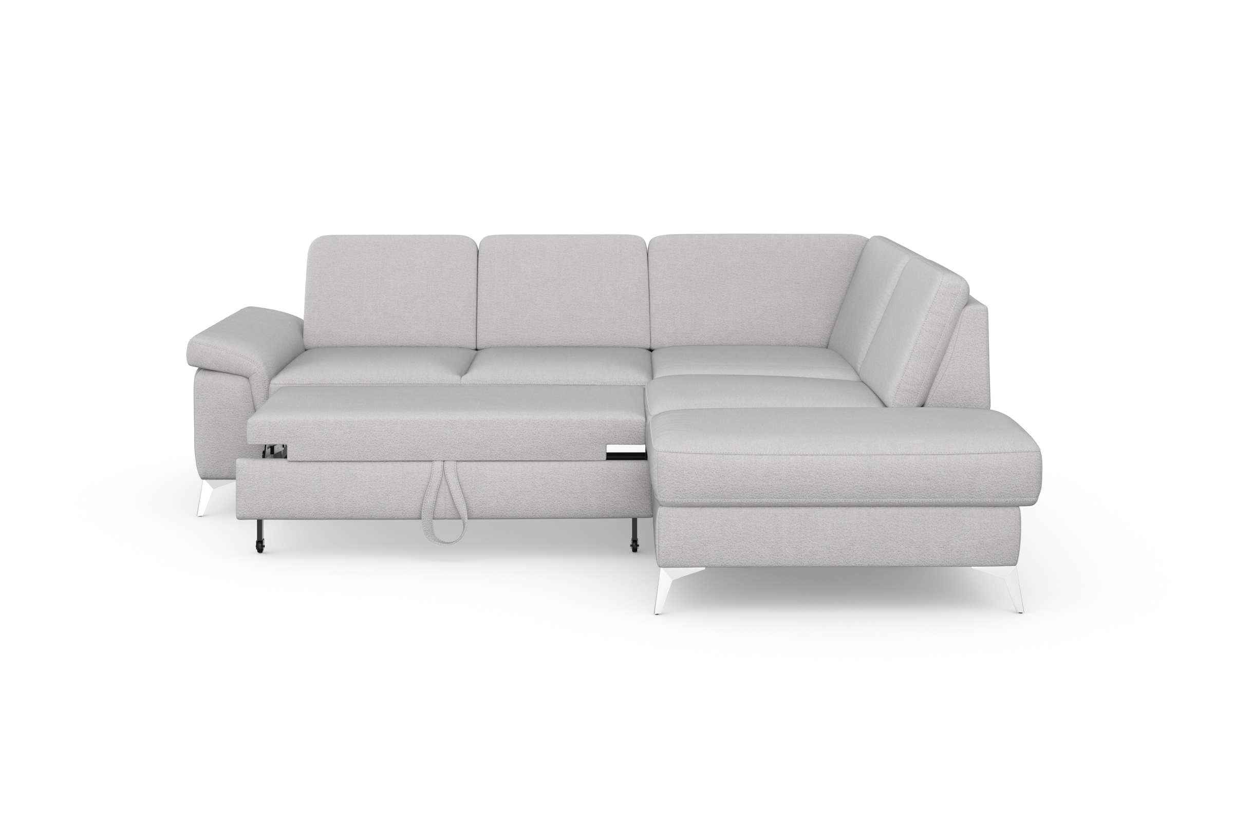 sit&more Ecksofa »Padua L-Form«, inklusive Sitztiefenverstellung, Armteilfunktion und Federkern