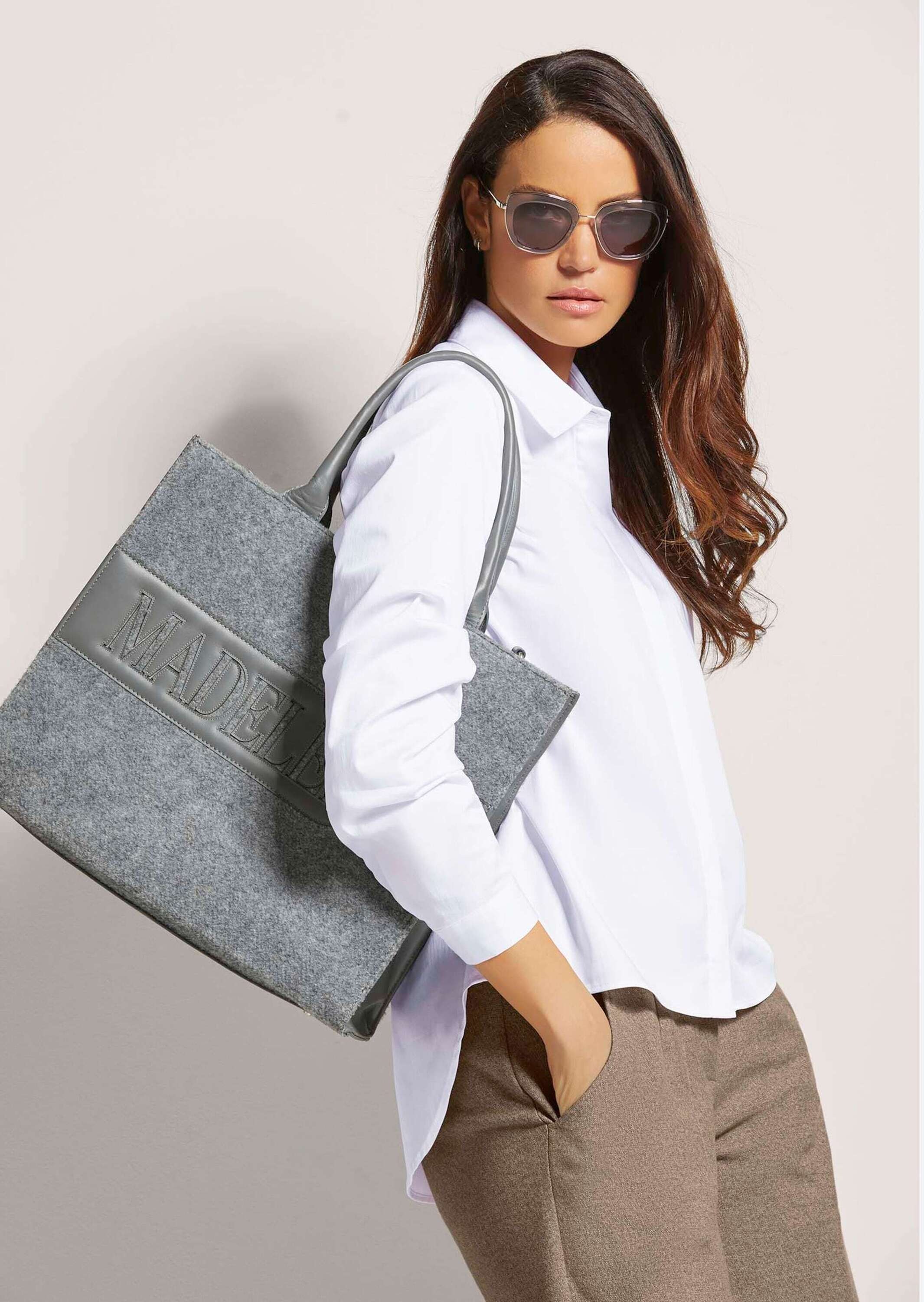 MADELEINE Hemdbluse »Bluse Elegante Hemdbluse«