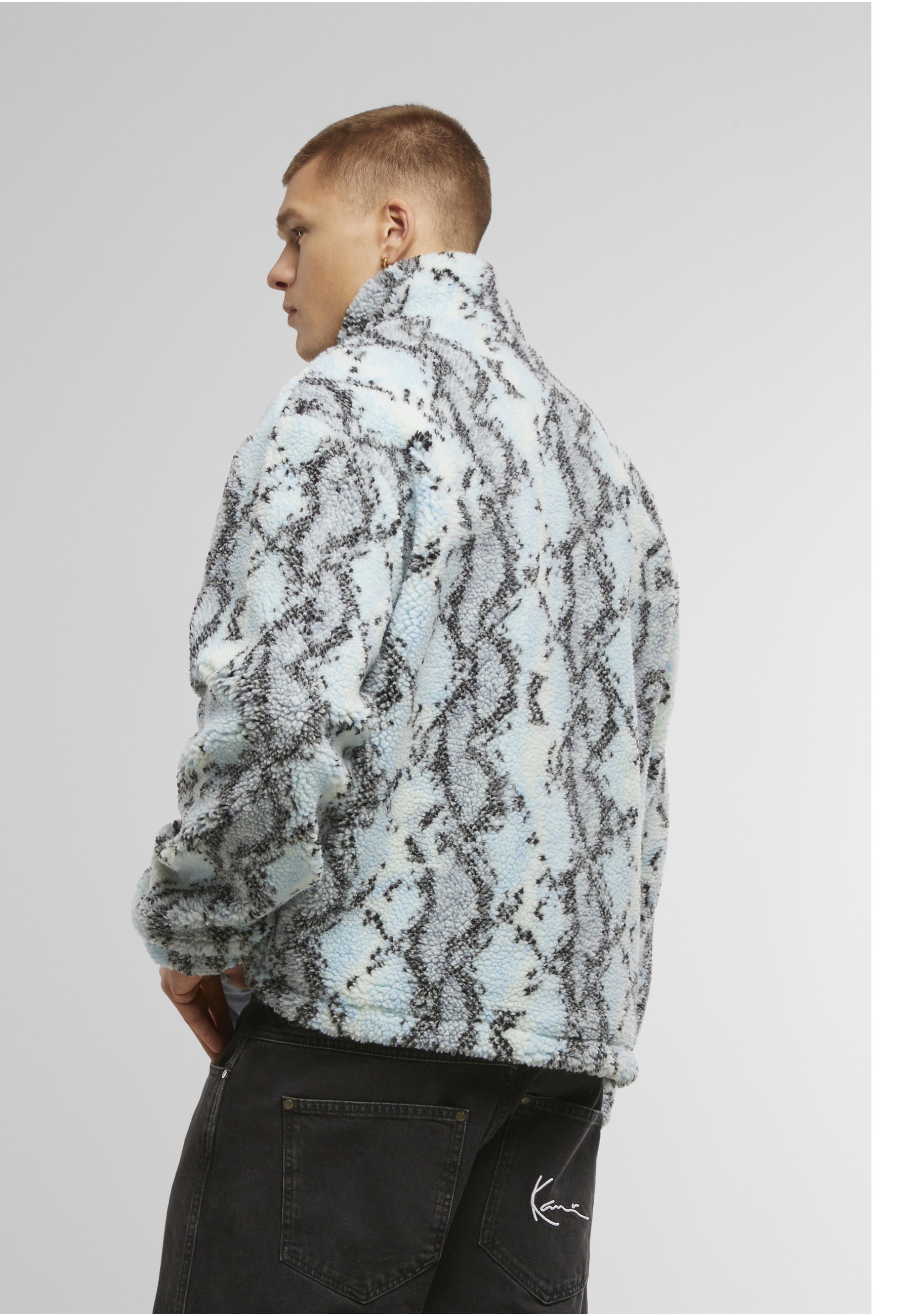 Karl Kani Winterjacke »Karl Kani Metal Signature Snake Teddy Troyer« 1 Stk. tlg. ohne Kapuze