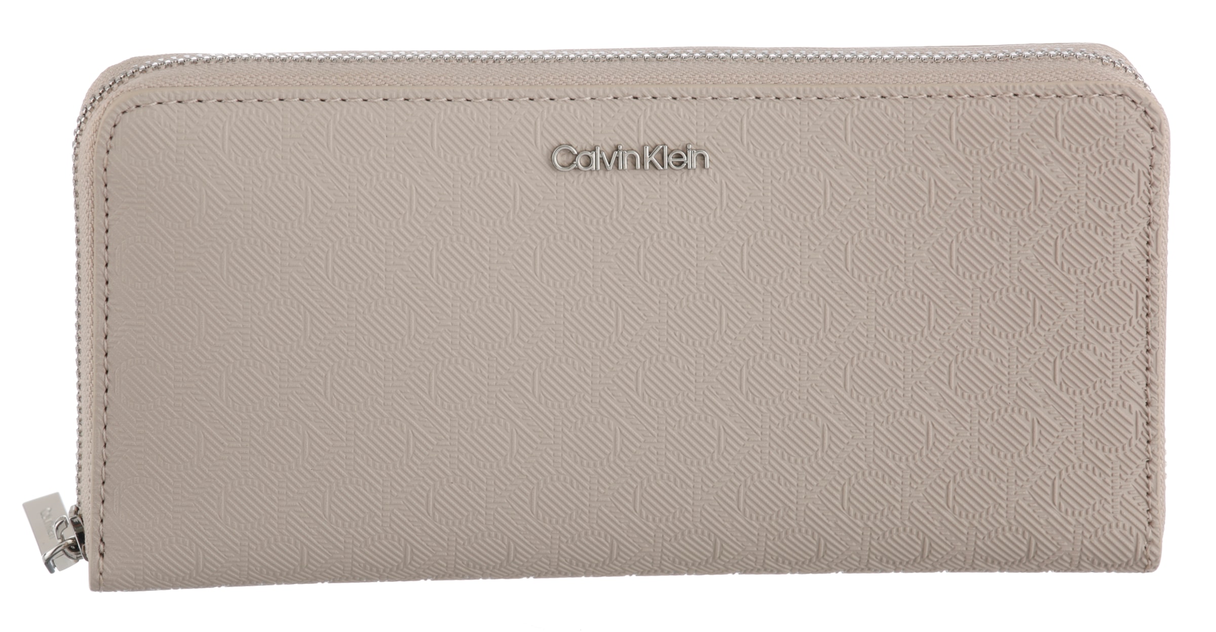 Calvin Klein Geldbörse "Ruched LONG L-ZIP" Damen Geldbeutel, Portemonnaie m günstig online kaufen