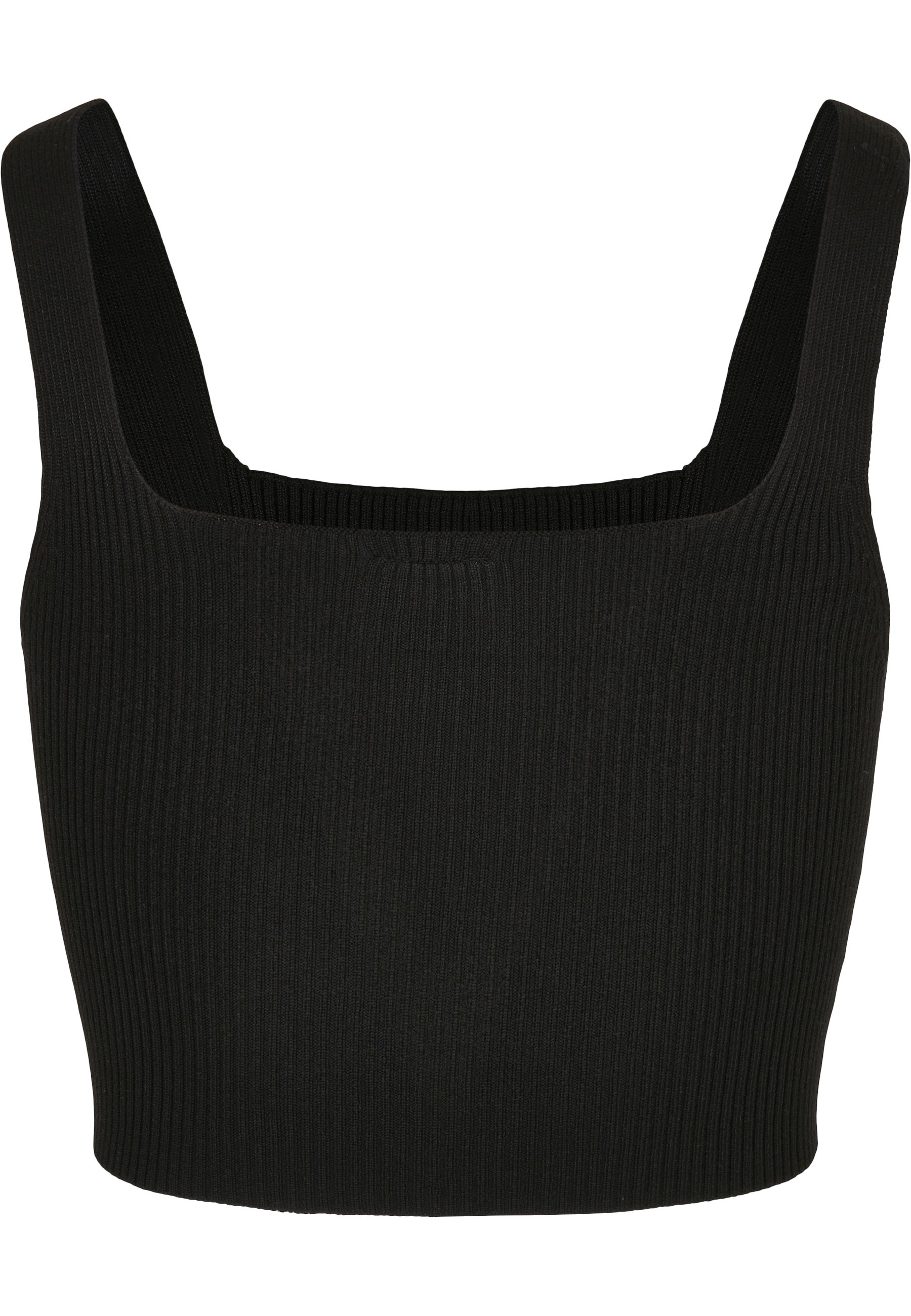 URBAN CLASSICS Tanktop "Urban Classics Damen Ladies Cropped Knit Top" 1 Stk günstig online kaufen