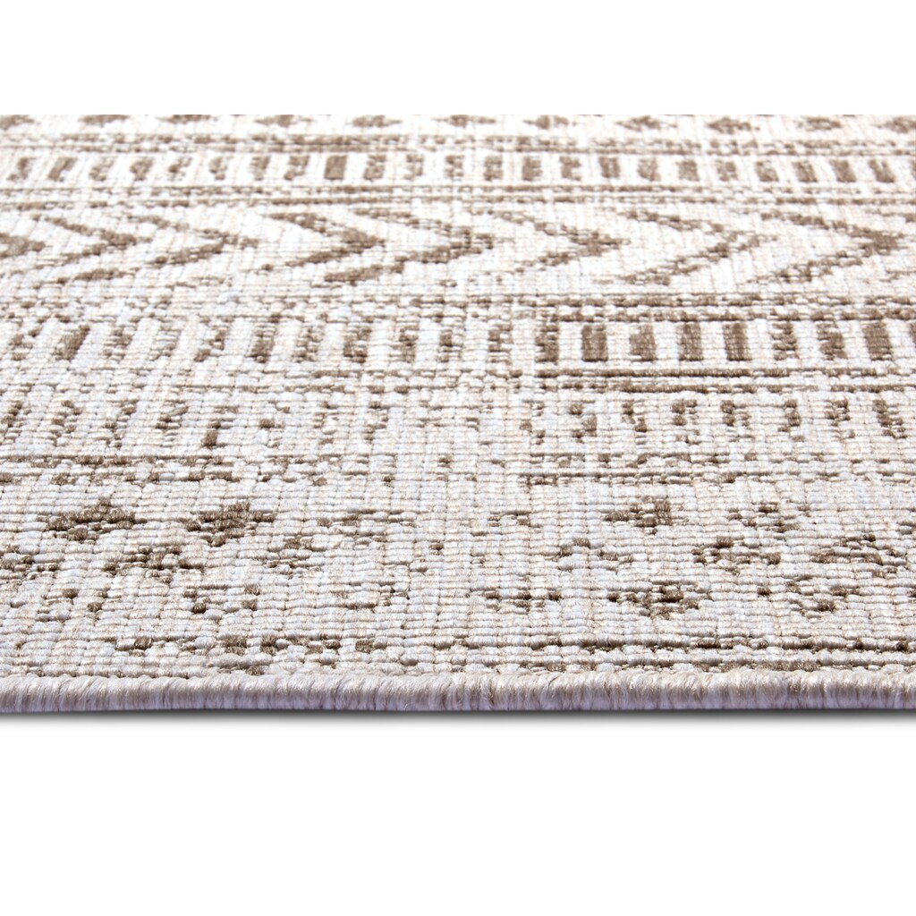 NORTHRUGS Läufer »BIRI«, rechteckig, In-& Outdoor, Wetterfest, Balkon, Garten, Wohnzimmer, Wasserfest, Boho