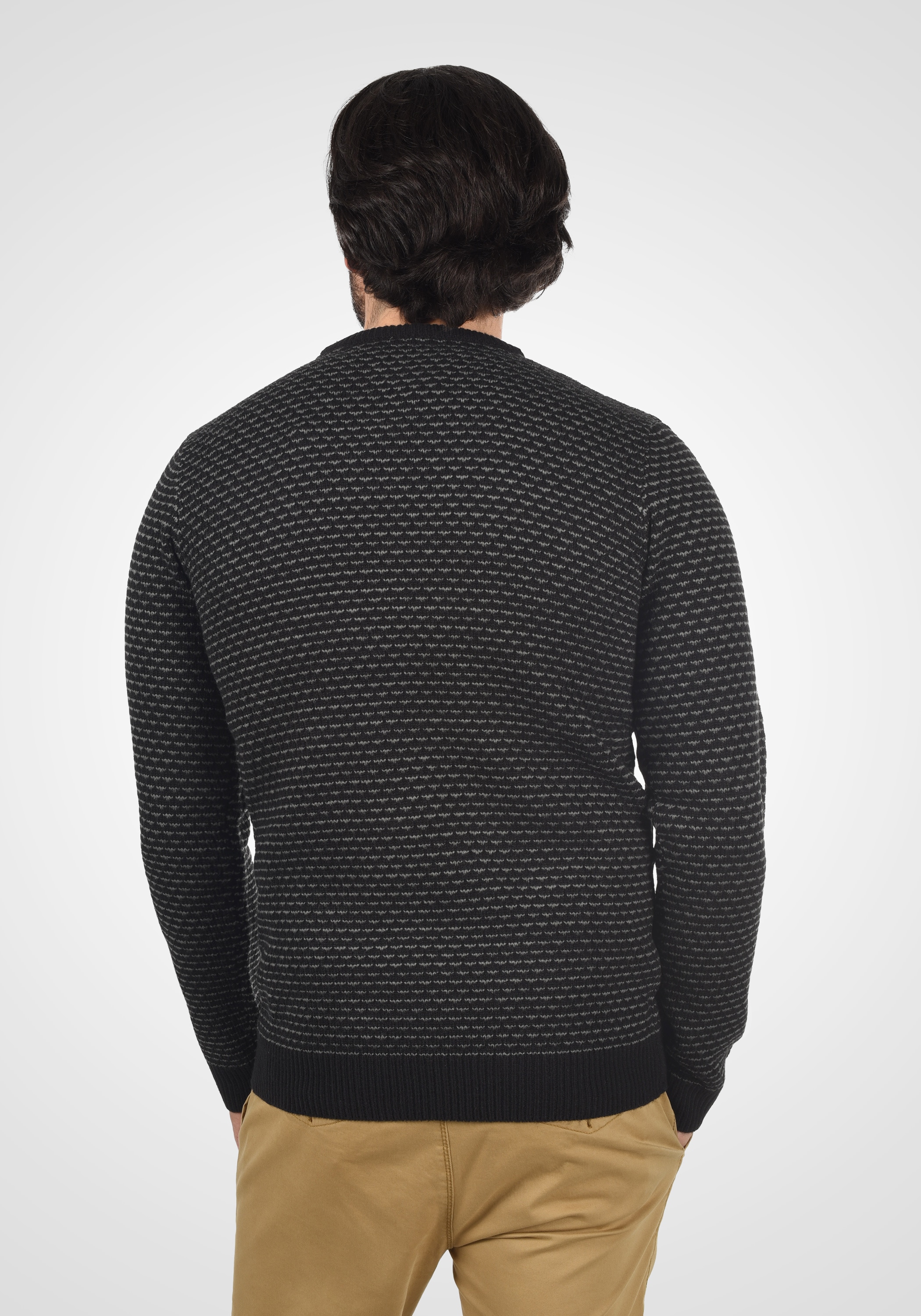 Indicode Strickfleece-Pullover »Strickpullover IDCoppler«
