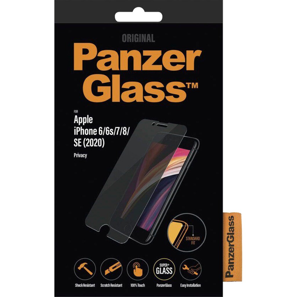 PanzerGlass Displayschutzglas »Privacy für Apple iPhone 6/7/8/SE (2020)«, für Apple iPhone 6/6s/7/8/SE (2020)