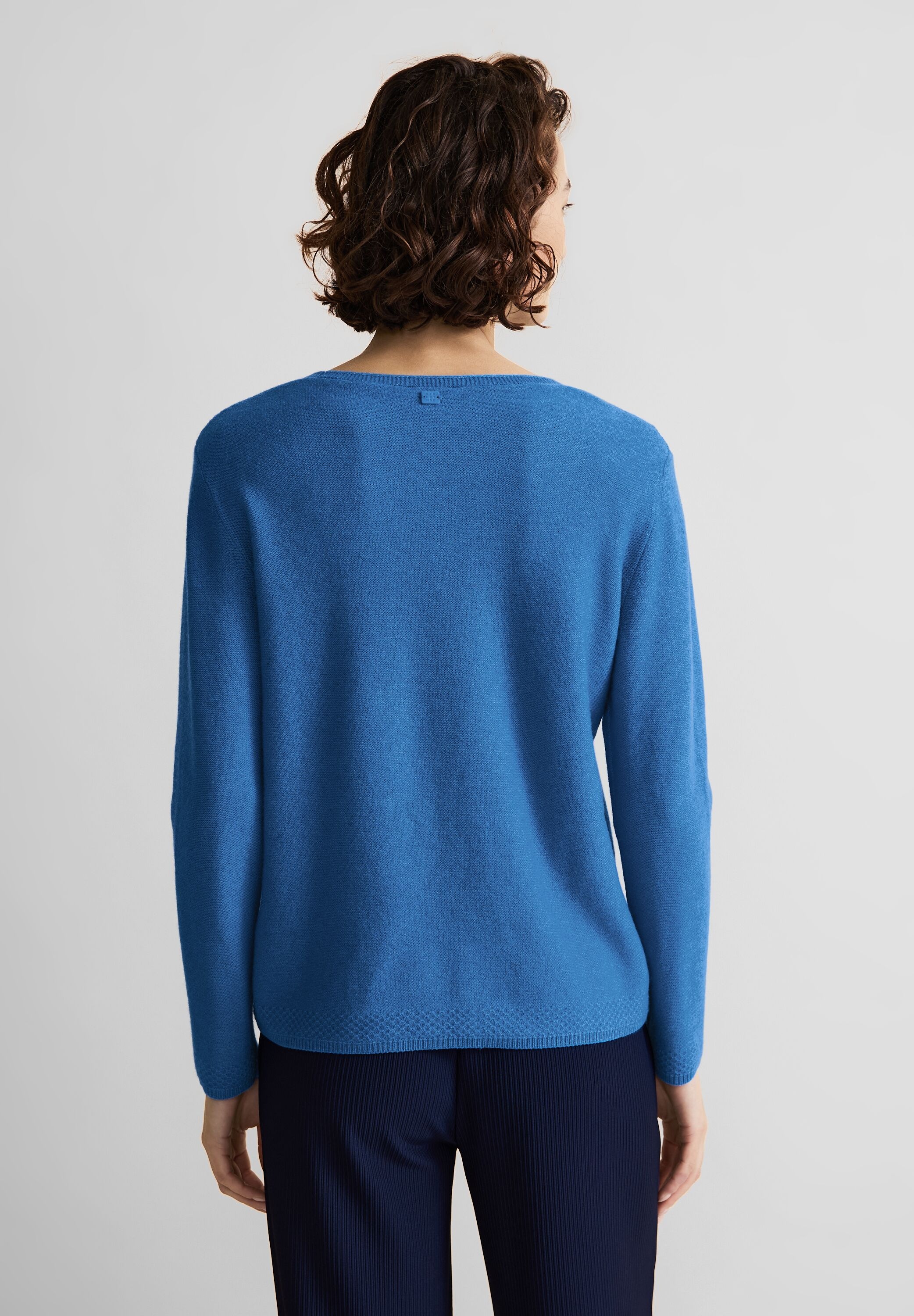 STREET ONE V-Ausschnitt-Pullover, in Melange Optik kaufen | BAUR | Shirts