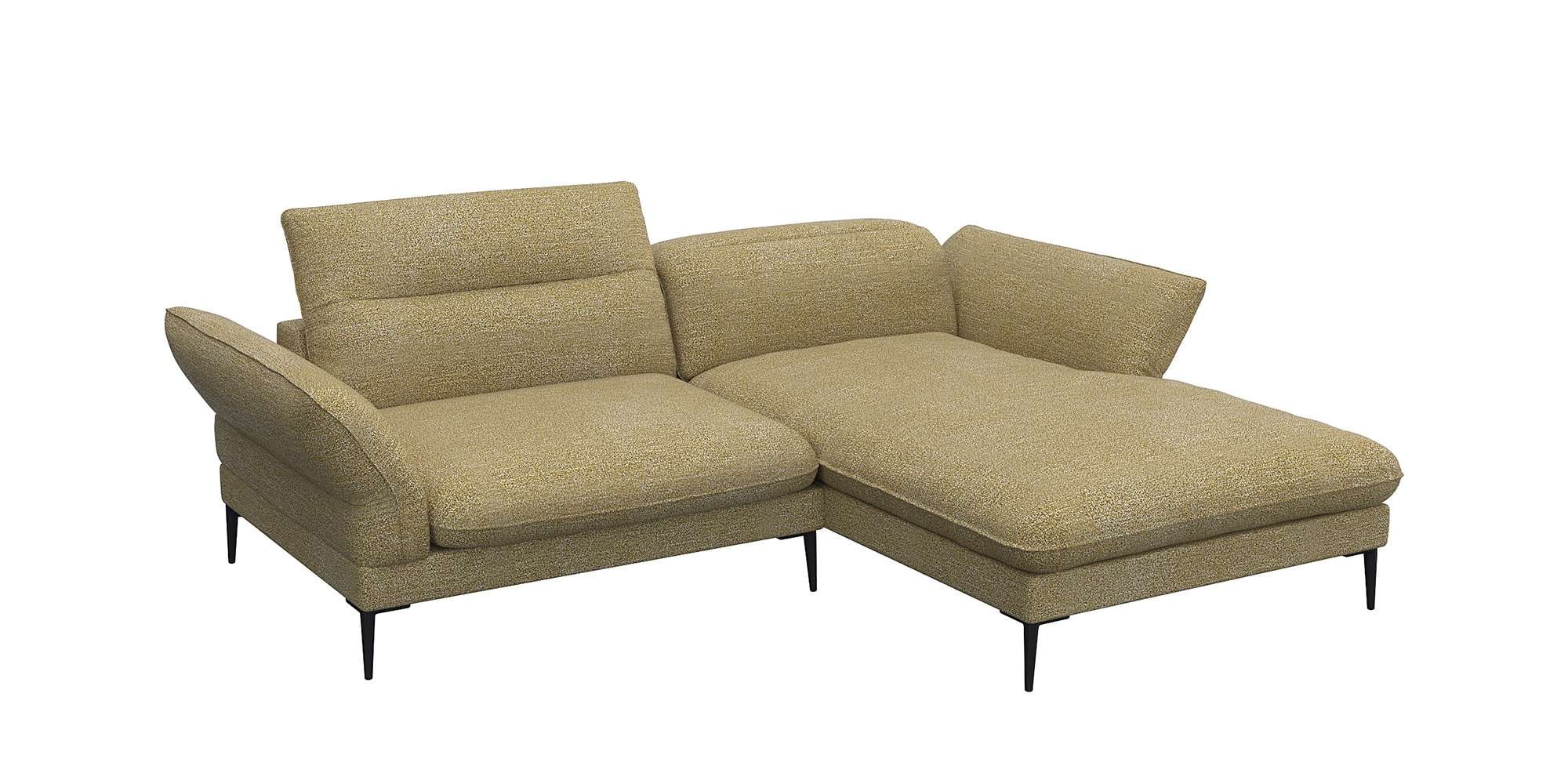 FLEXLUX Ecksofa "Salino, Funktionssofa mit Recamiere, Relaxsofa, Ecksofa", günstig online kaufen