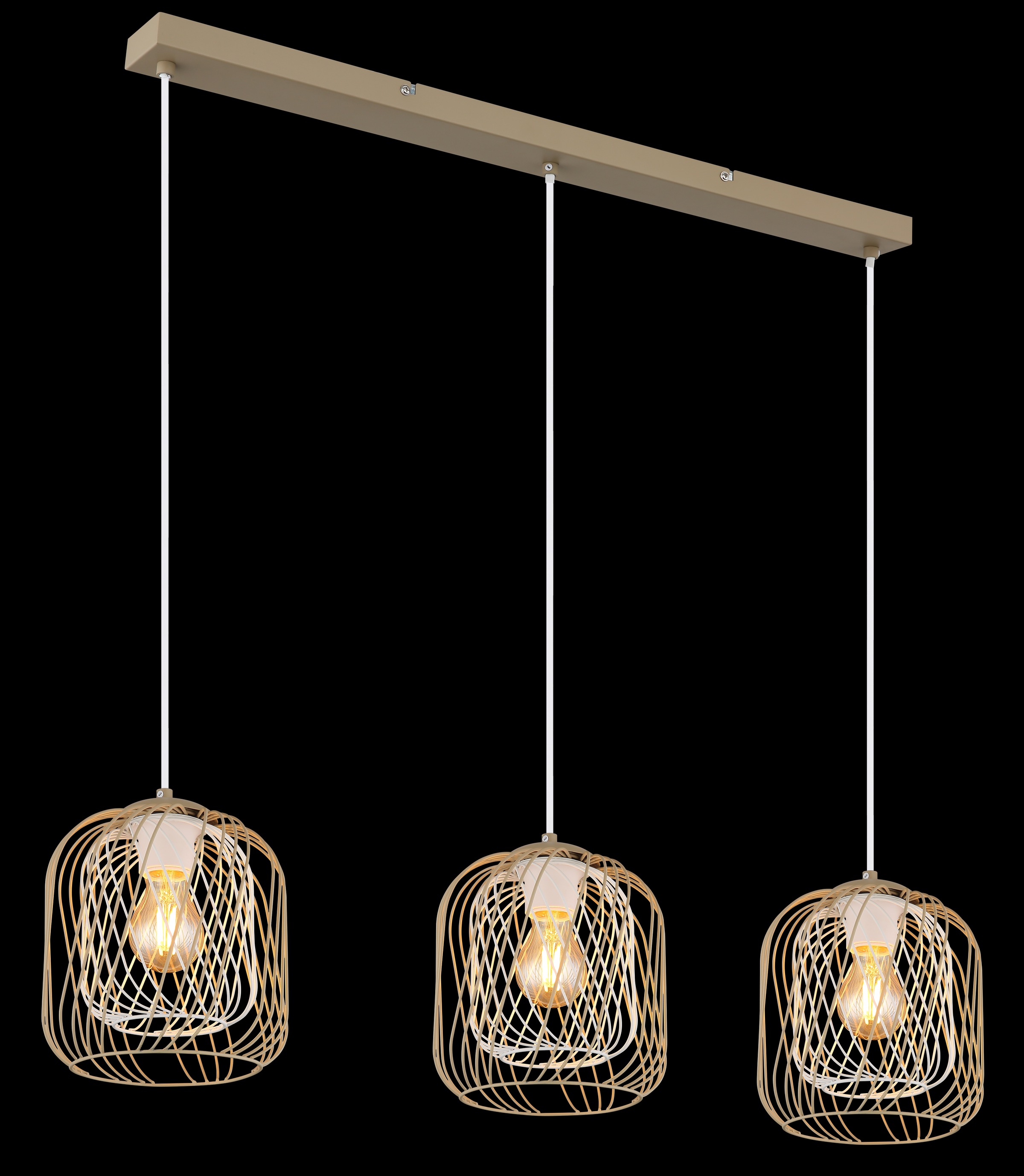 GLOBO LIGHTING Hängeleuchte »DICHTI«, Leuchtmittel E27 | ohne Leuchtmittel, Hängelampe/Pendelleuchte/Esszimmer/Wohnzimmer/Esstisch