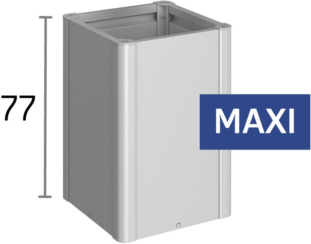 Biohort Hochbeet »BELVEDERE maxi 0,5x0,5, verschiedene Farben« 53x53x77 cm, extrem langlebig, aus Metall