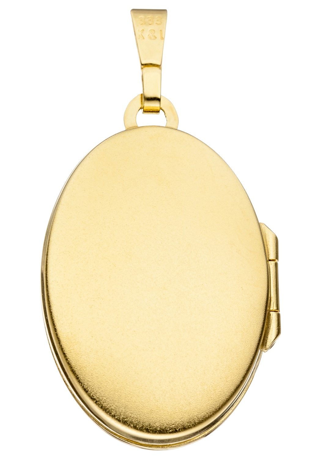 JOBO Medallionanhänger »Anhänger Medaillon oval«, 333 Gold mit Zirkonia