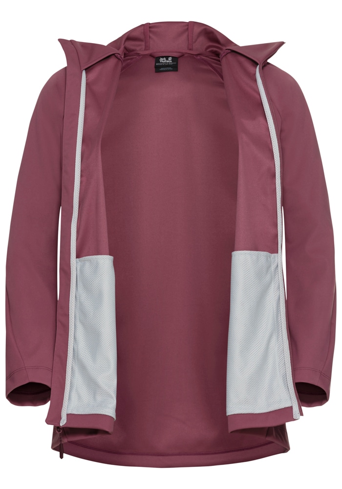Jack Wolfskin Funktionsjacke »HIKE WITH ME HOODY W«, mit Kapuze