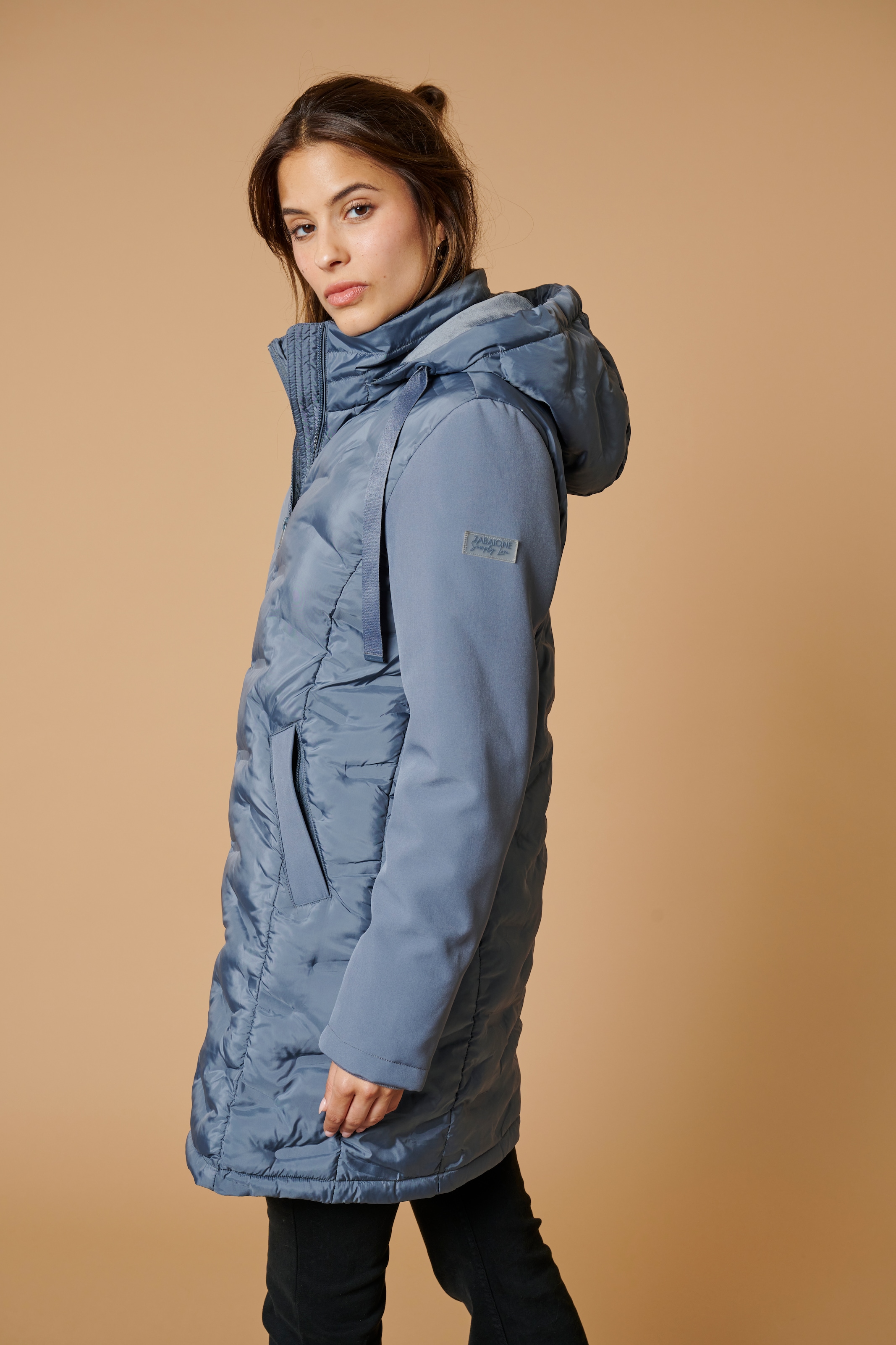 ZABAIONE Steppjacke »Jacket Ni44na«, mit Kapuze