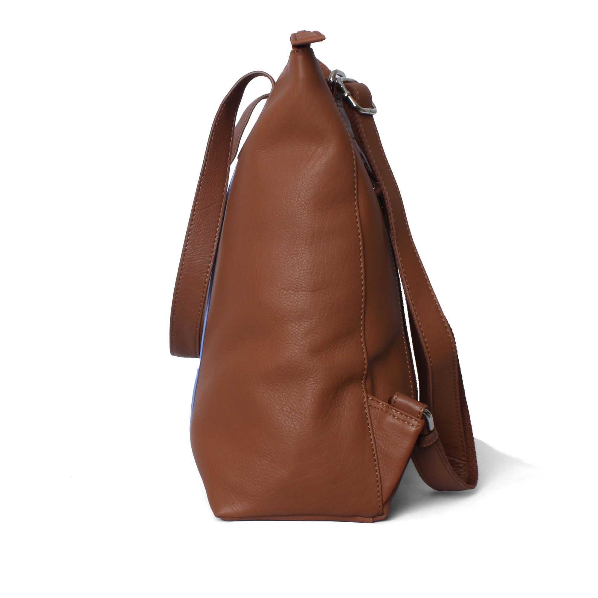 Vargu Cityrucksack »Hana 1«, Shopper-Rucksack aus LWG zertifiziertem Leder
