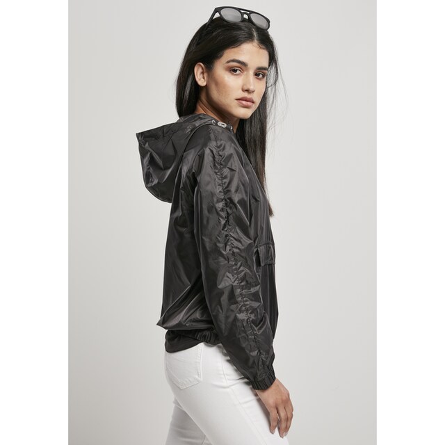 Pull (1 URBAN kaufen »Frauen BAUR Kapuze St.), Jacket«, Ladies | mit Over Transparent Outdoorjacke CLASSICS für Light