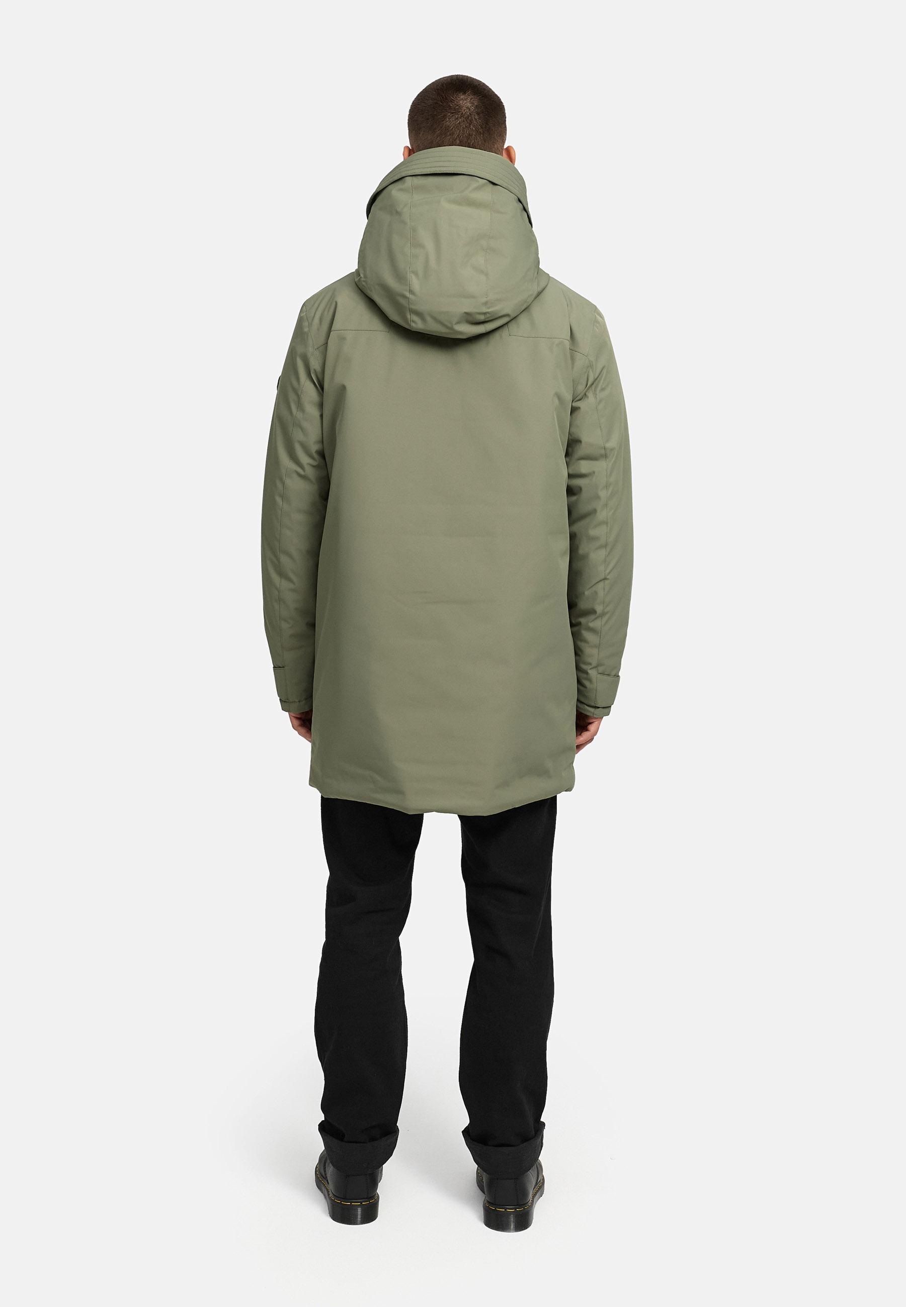 Stone Harbour Wintermantel »Netaan XX« Herren Kurzmantel mit kuscheliger Kapuze