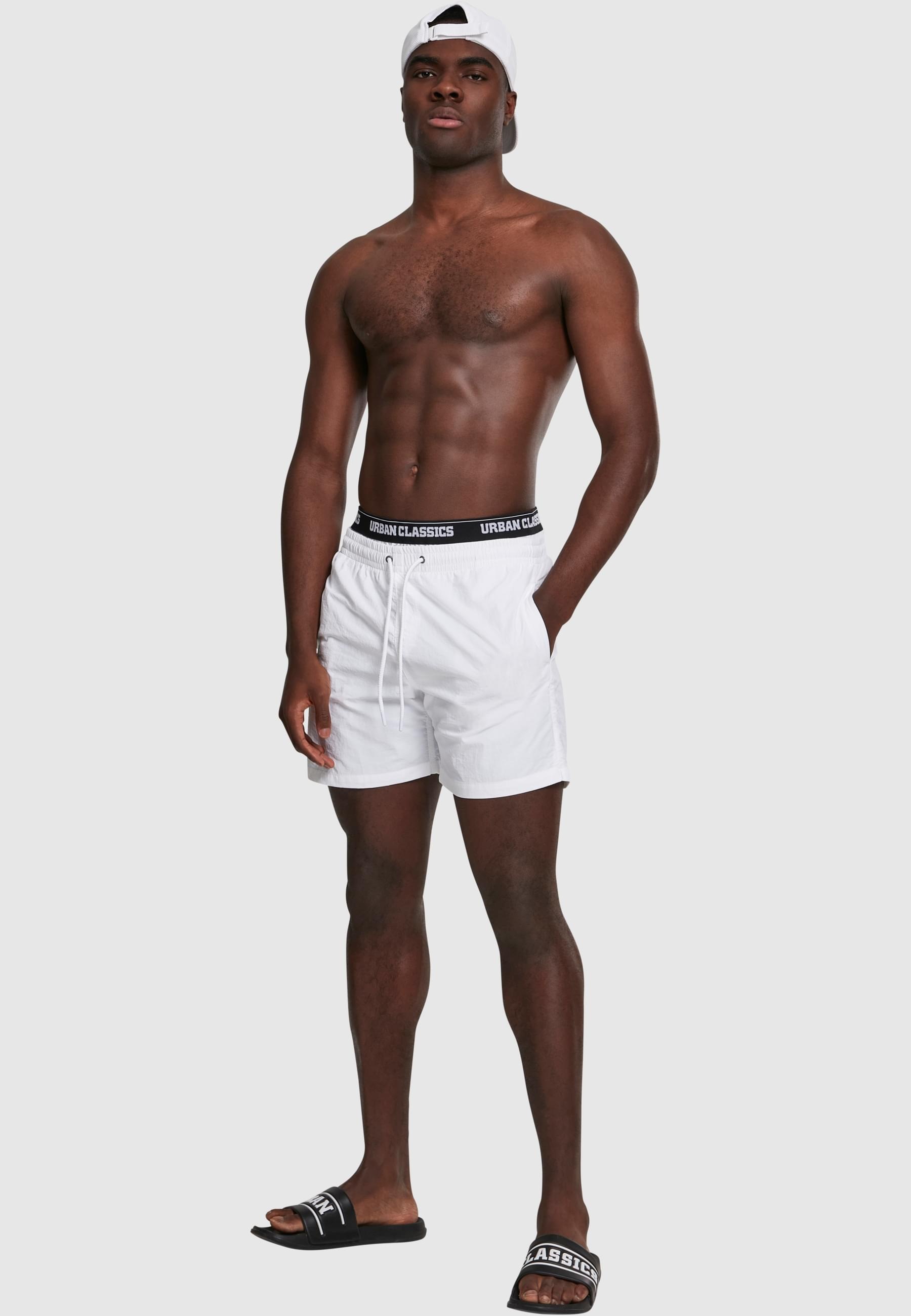 URBAN CLASSICS Badeshorts »Urban Classics Herren Two in One Swim Shorts«