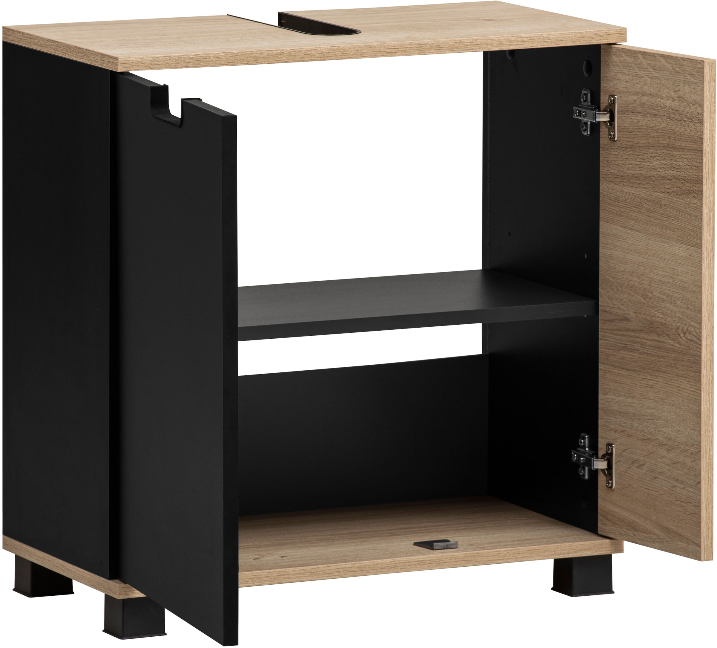 Schildmeyer Waschbeckenunterschrank »Emmik, Breite 59 cm«, Made in Germany