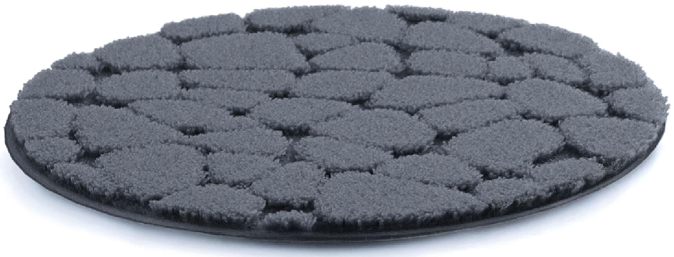Grund Badematte »Ashtar, Badvorleger, Badezimmer Teppich, 3D-Design«, rutschhemmend beschichtet, schnell trocknend, Hoch-Tief-Design mit organischer Steinoptik, Made in Europe