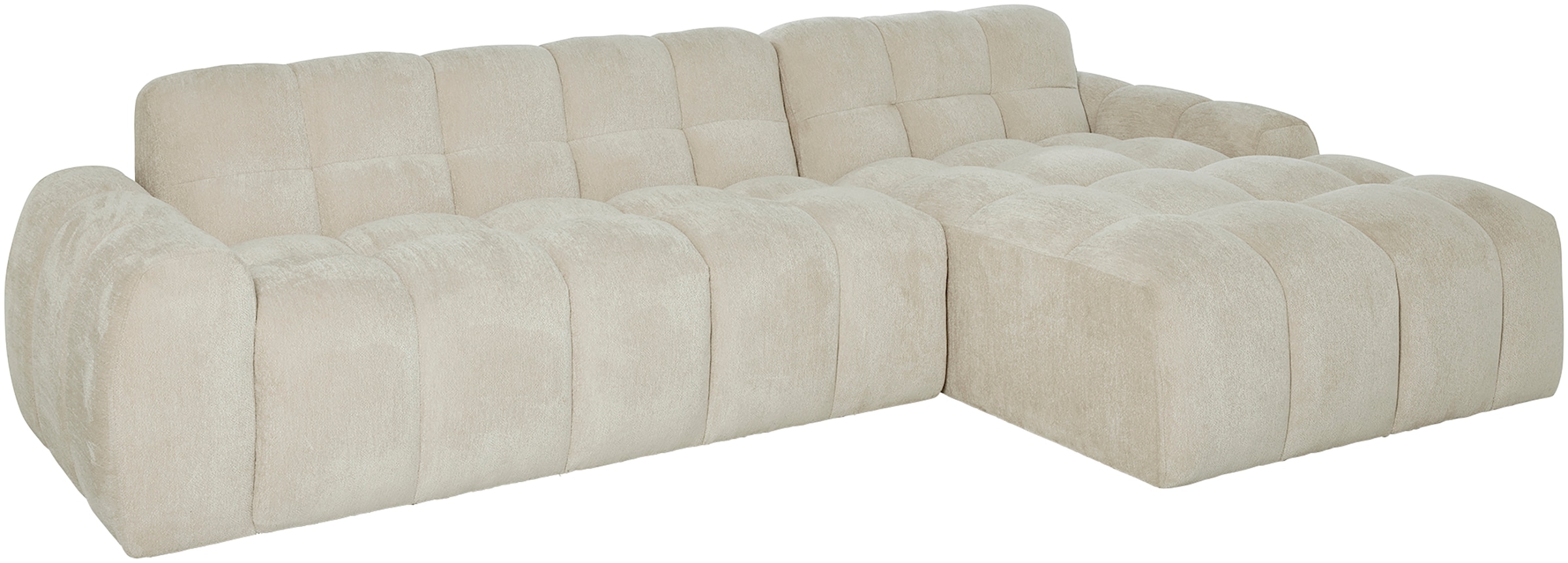 Jahnke Ecksofa »RELAX BUBBLE CORNER« Platz für bis zu 5 Personen,Taschenfederkernpolsterung,L-Form,B:305 cm